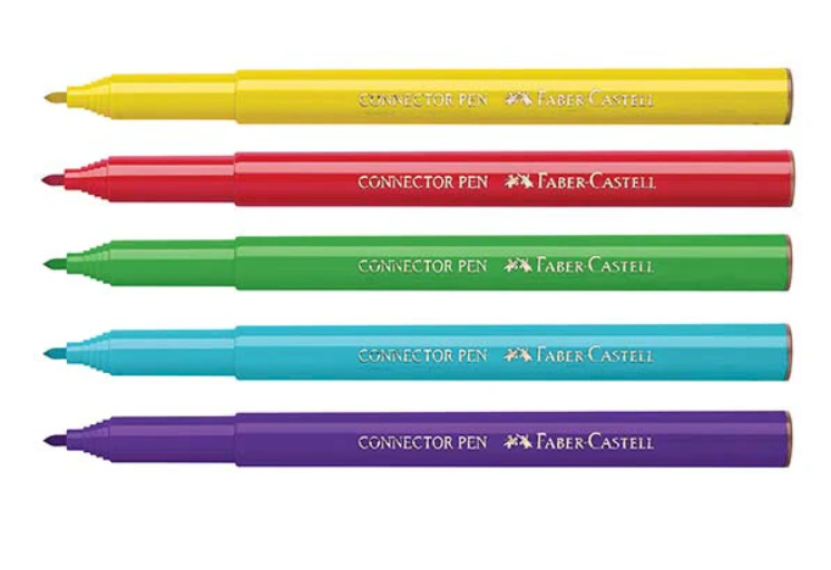 Set Súper Balde Marcador Connector 50 Colores-2