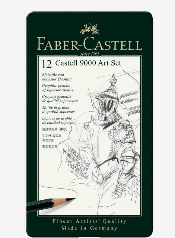 Lápiz Grafito Castell 9000 Arte 12 uds-2