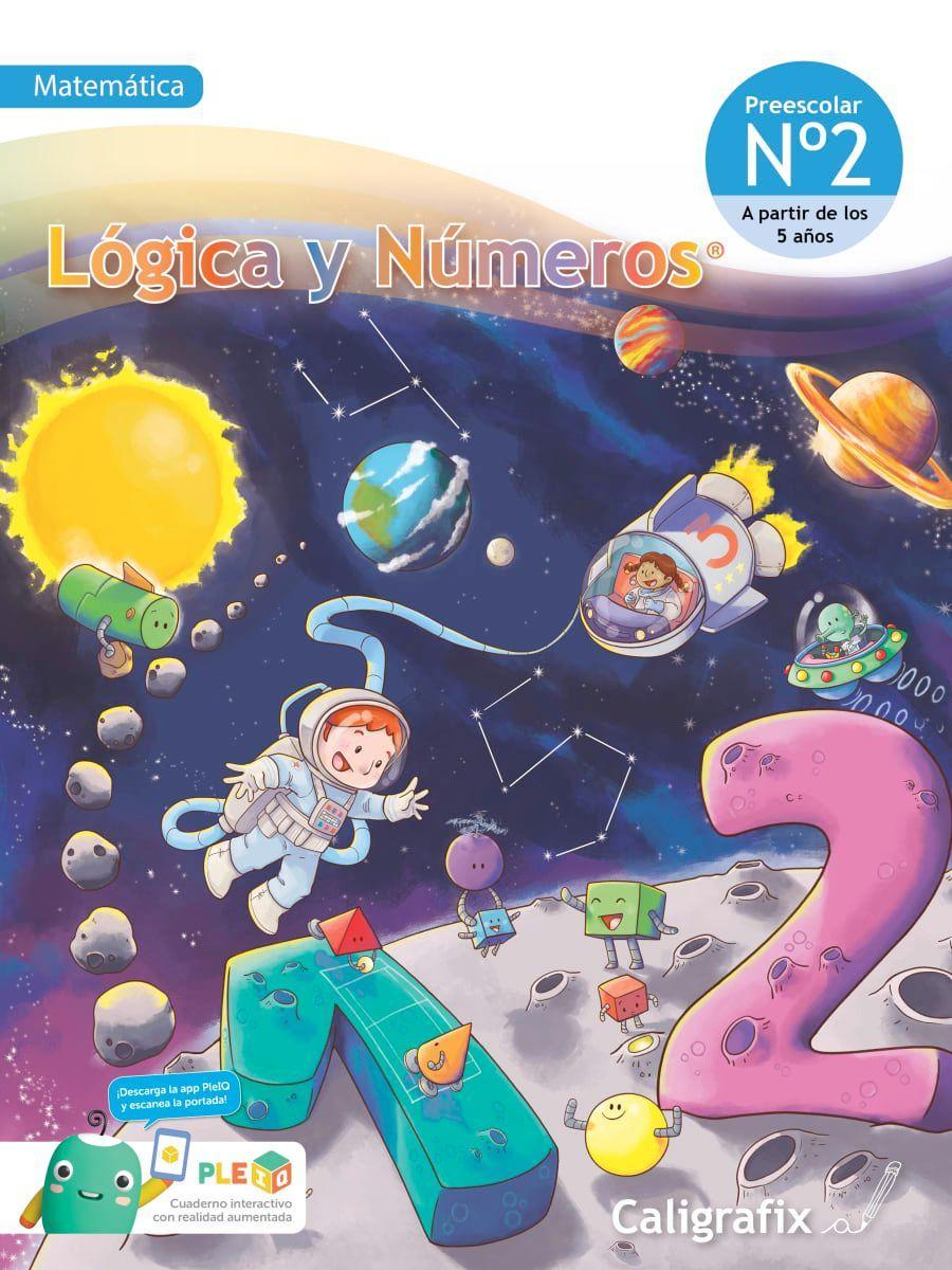 Libro Logica y Numeros N2 Kinder Caligrafix-1