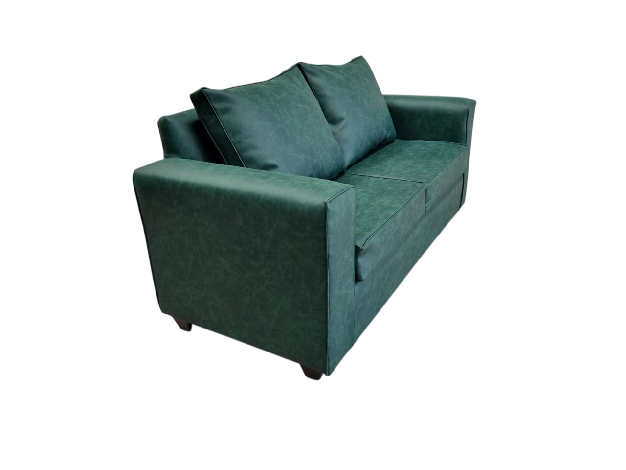 SOFA 2 CUERPOS SATURNO PU VERDE-2