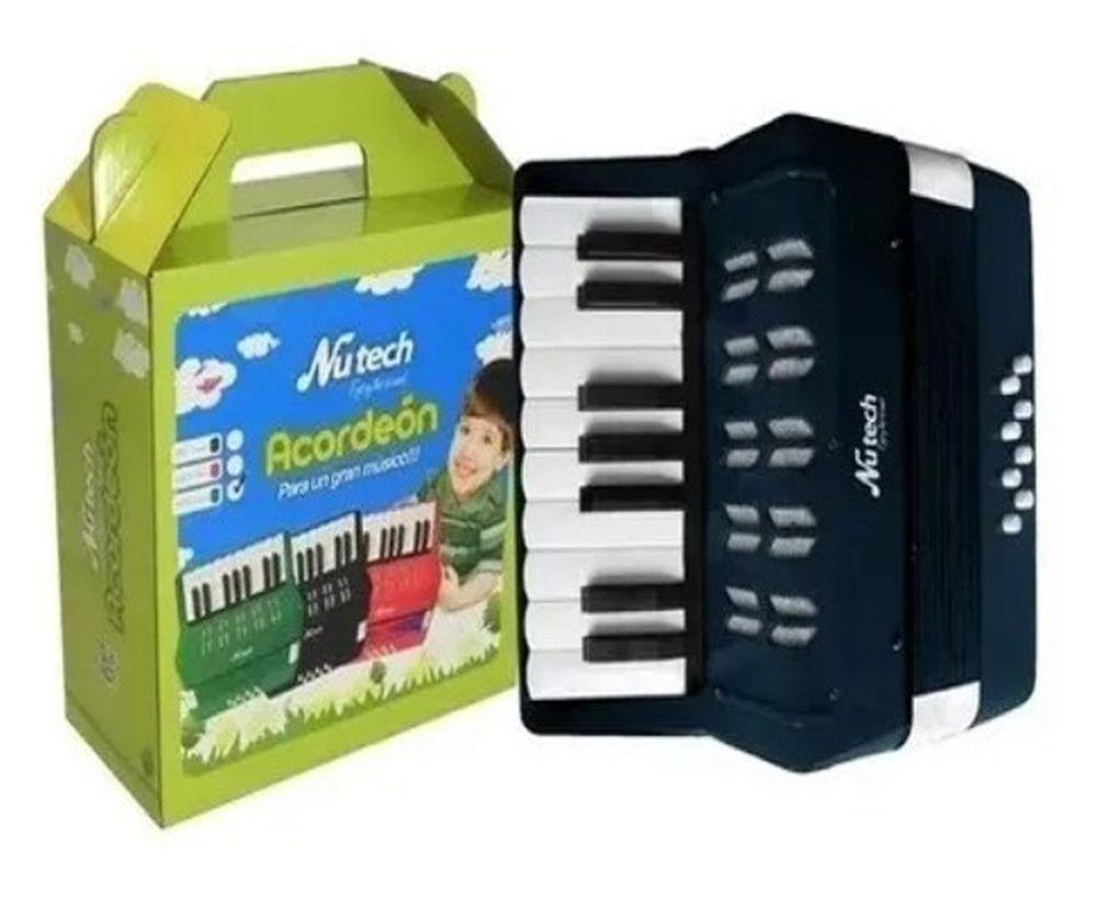 Acordeon para Niño 17 teclas Nutech Negro 5411-2