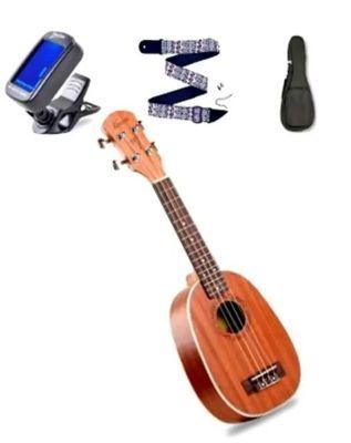 Ukelele Kawai 21 Sonnet Marrón Full Set 5 en1 8734-0