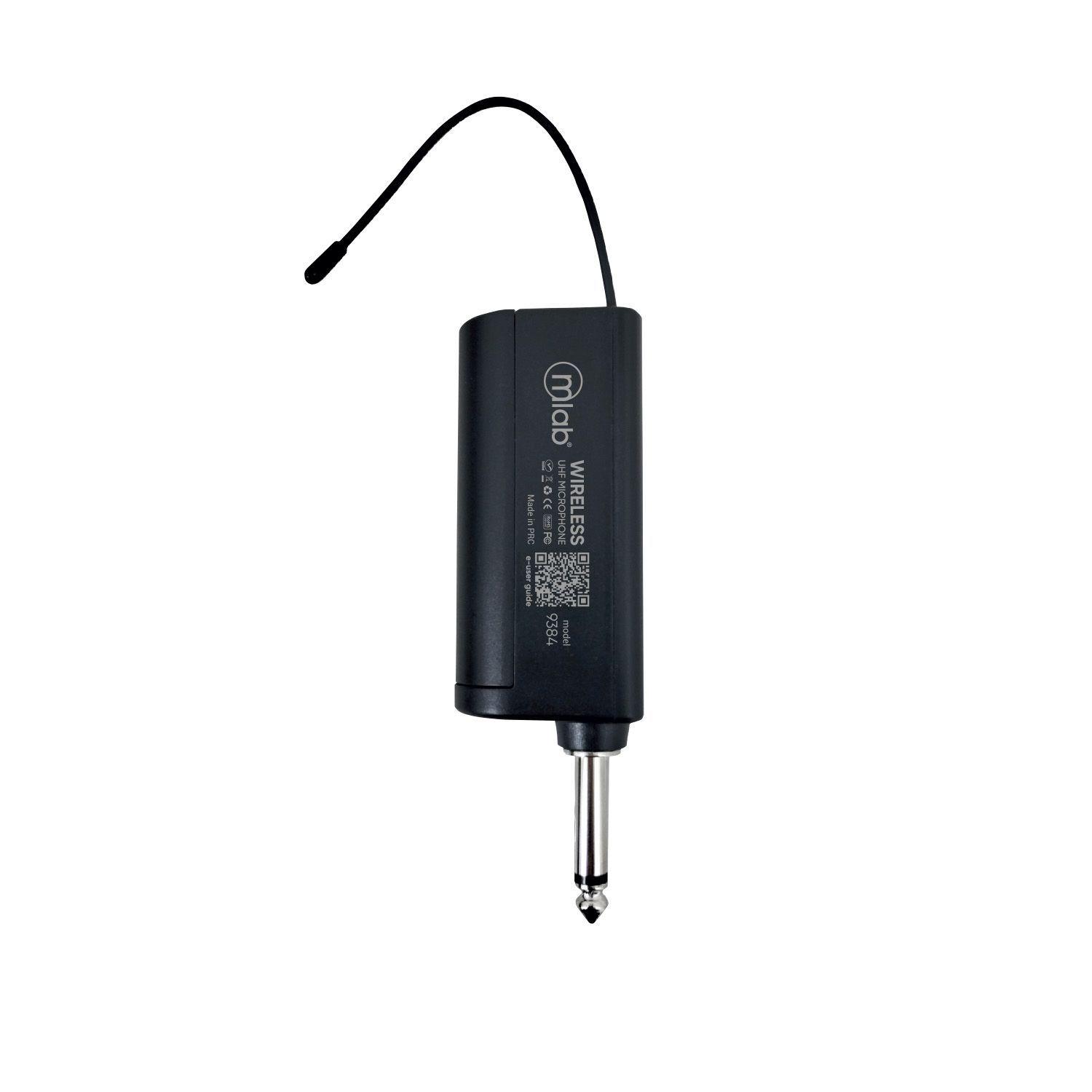 Micrófono Inalámbrico UHF Portátil Recargable-9384-2