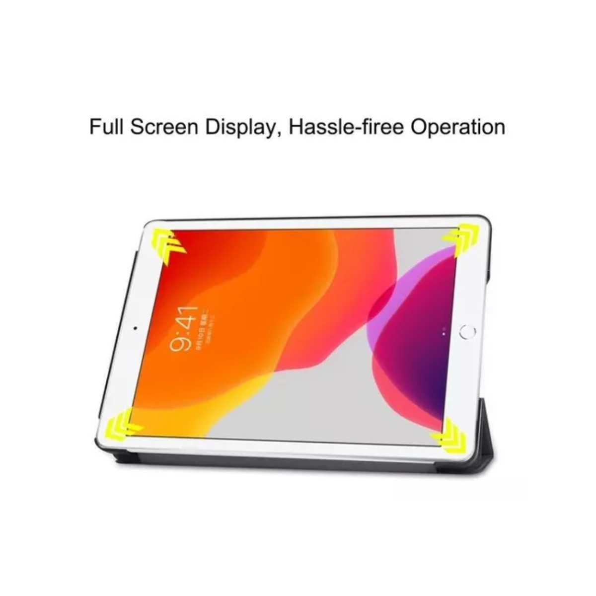 Carcasa Funda Inteligente Para iPad 10.2 Negro-3