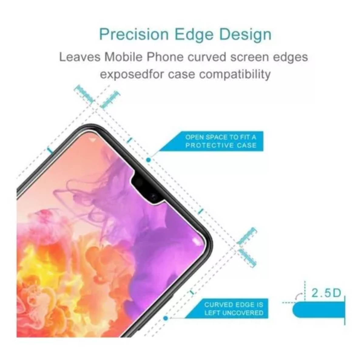 Huawei P20 Pro Lamina De Vidrio Para Pantalla-3