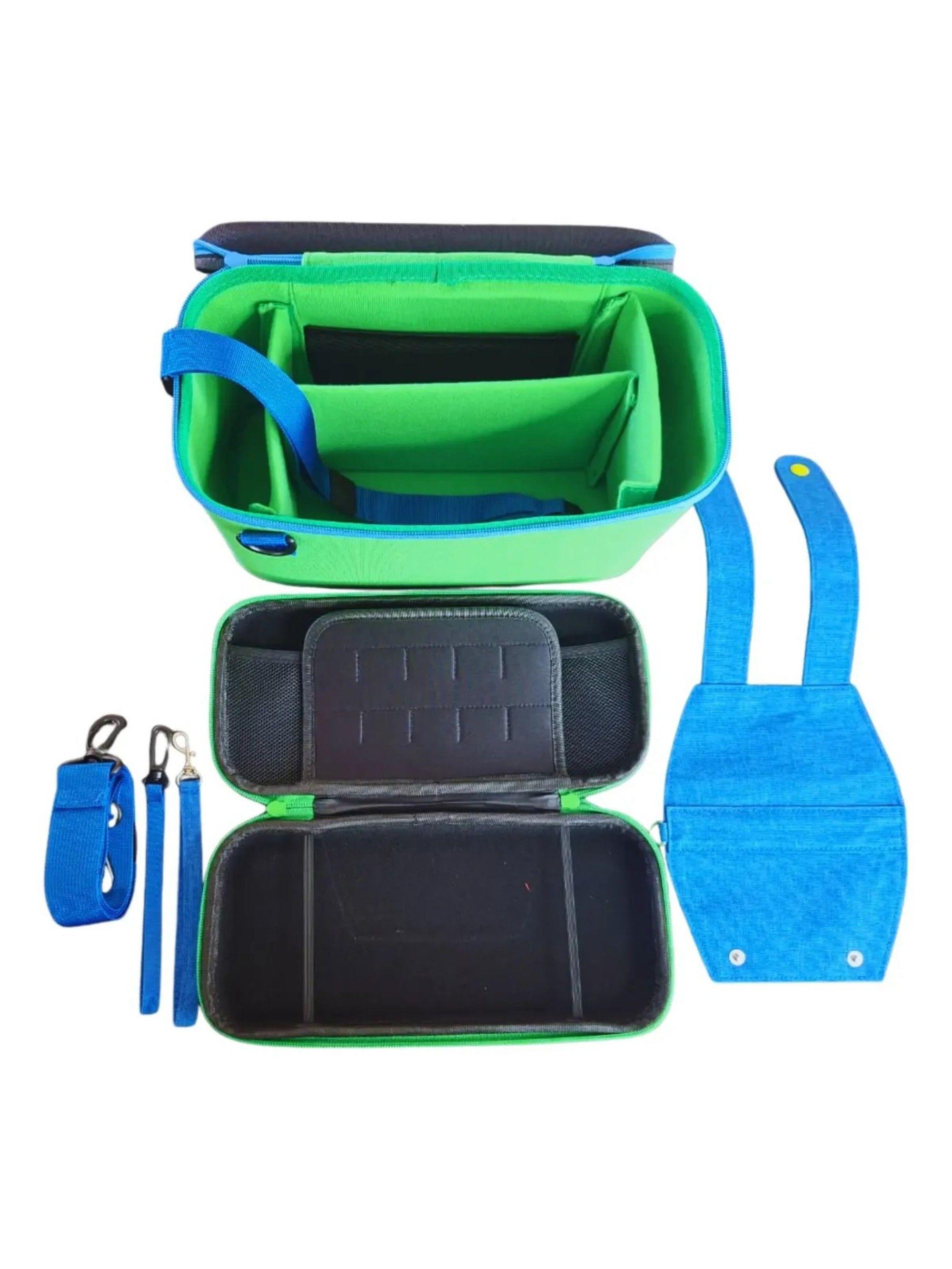Bolso De Viaje 2 EN 1 con diseño de Luigi compatible con Nintendo Switch 2-1
