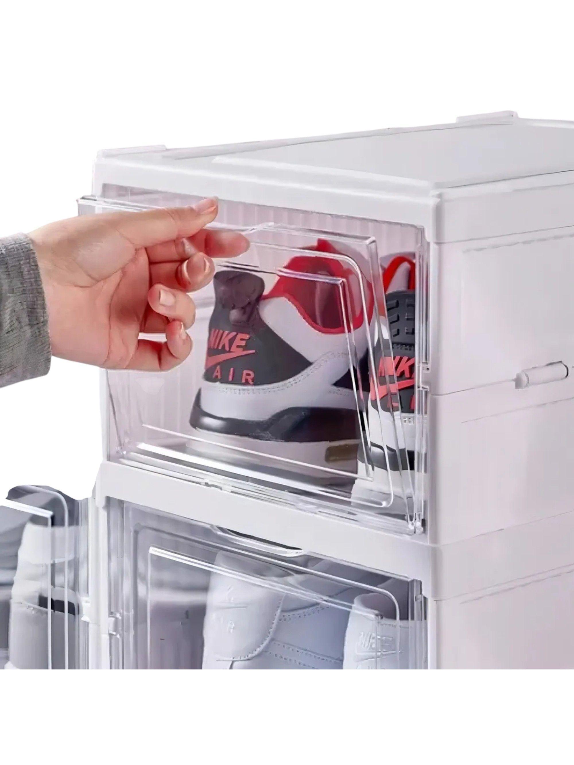 Organizador De Zapatos Gaccoa 6 Niveles Plegables Cajas Organizadora Para Zapatillas-1