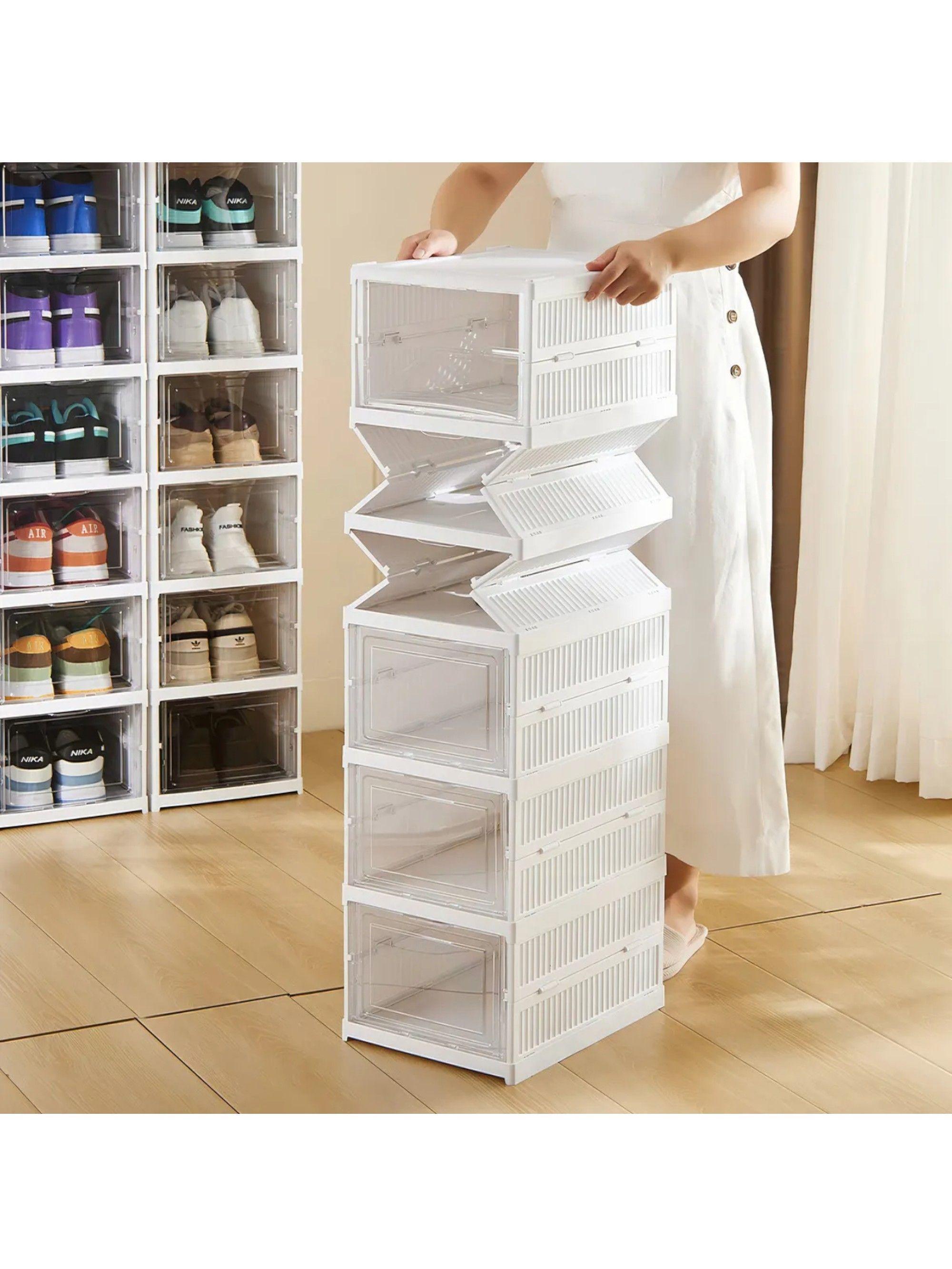 Organizador De Zapatos Gaccoa 6 Niveles Plegables Cajas Organizadora Para Zapatillas-4