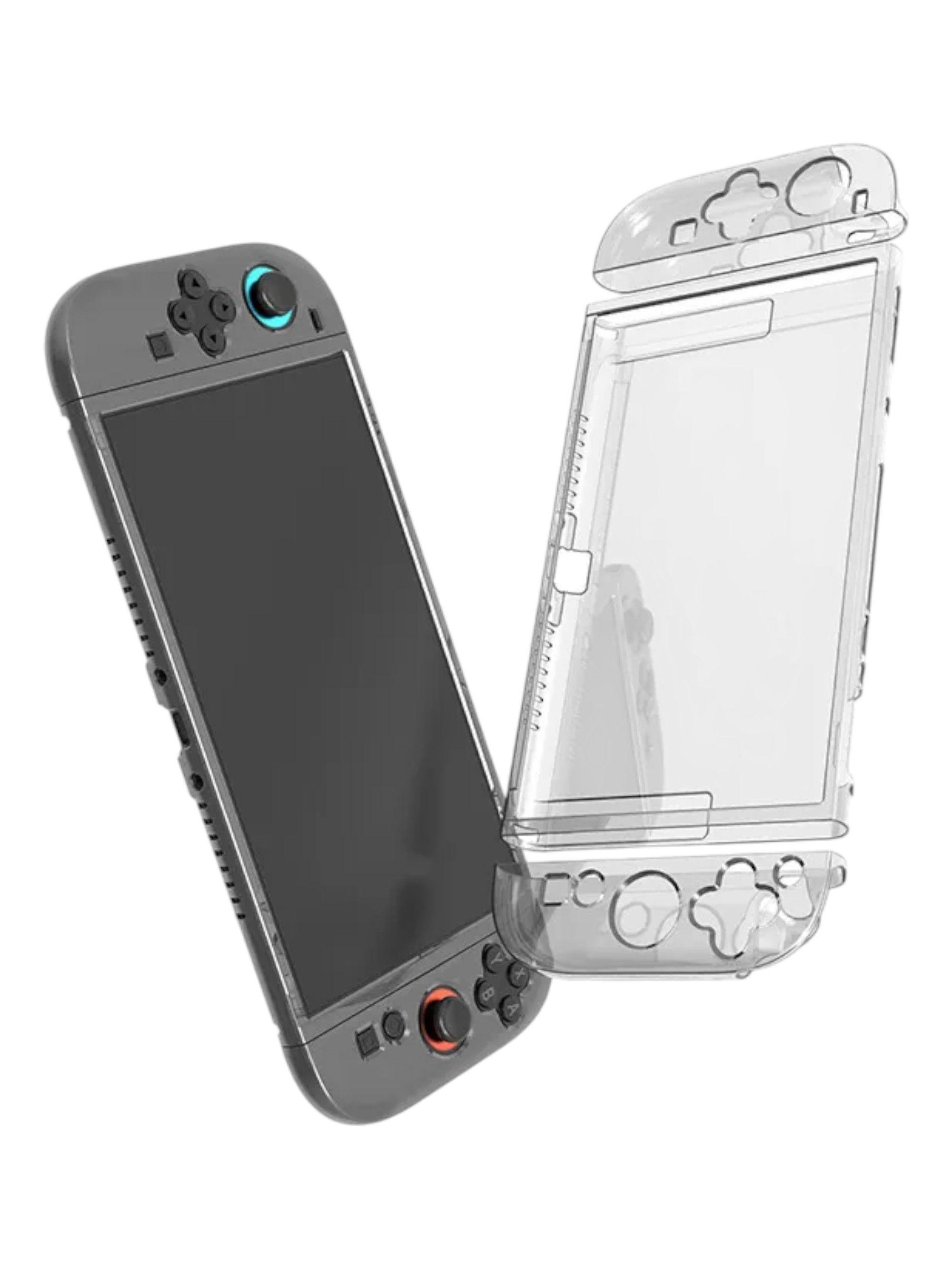 Carcasa acrílica transparente compatible con nintendo switch 2-4
