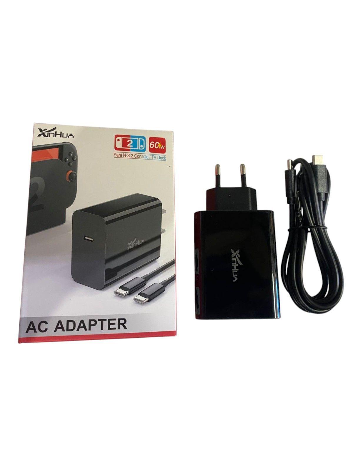 Cargador AC 60W compatible con Nintendo Switch 2-2