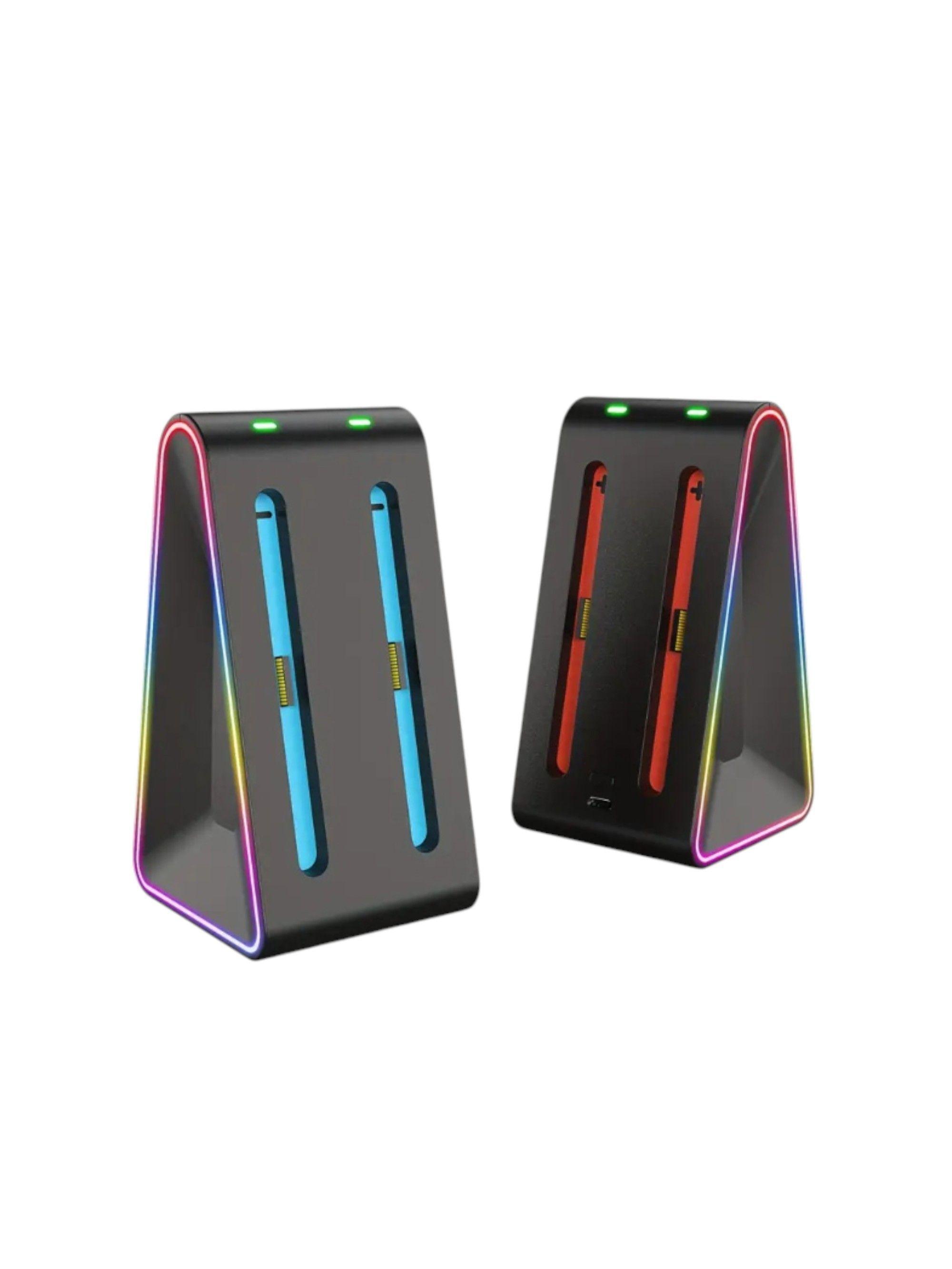 Estación de Carga 4 en 1 compatible con Joycon de Nintendo Switch 2-6