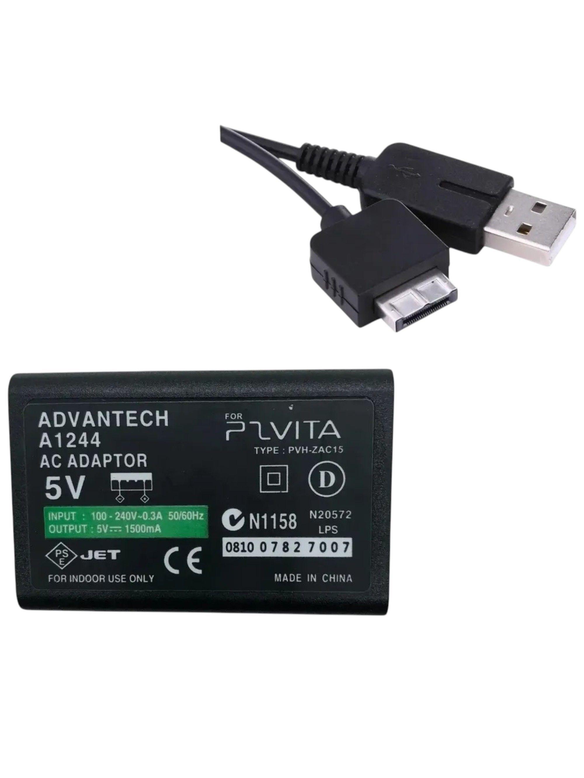 Cargador Compatible Ps Vita 1000 Adaptador + Cable De Datos-6