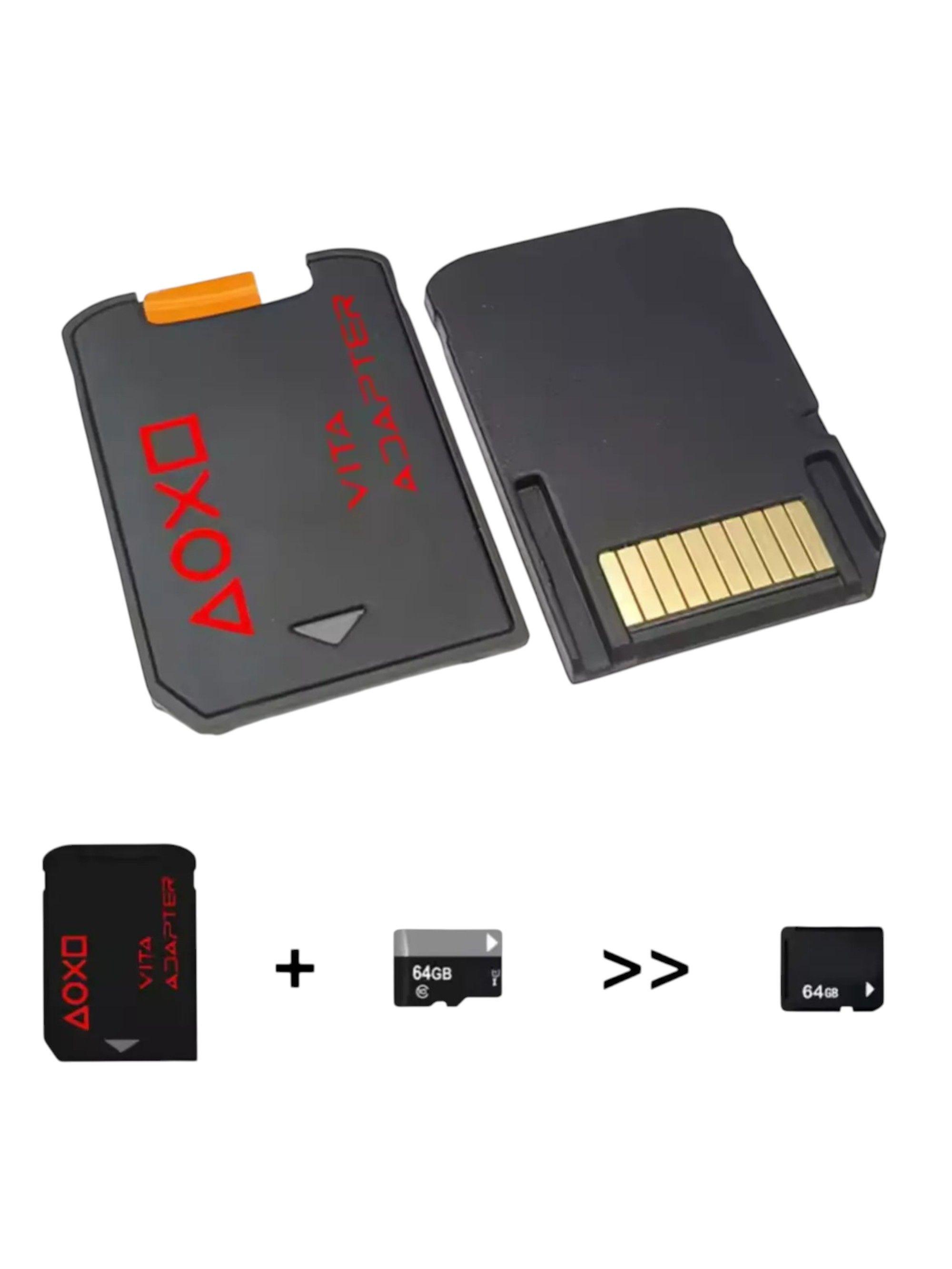 Adaptador Sd2vita Micro Sd compatible con  Ps Vita Tarjeta Memoria-3