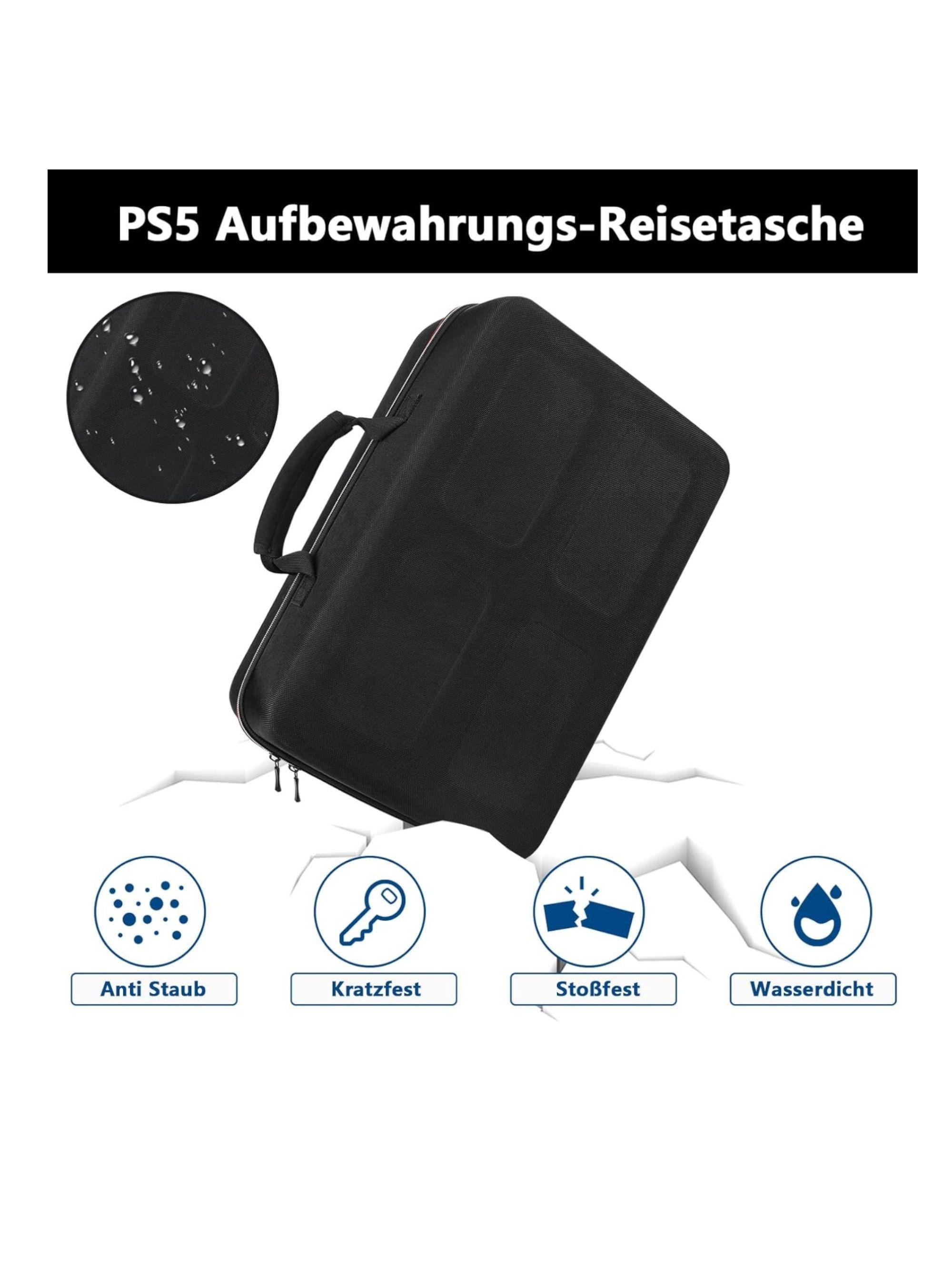 Maleta de Transporte Compatible con PS5/ PS5 Disk/Digital-5