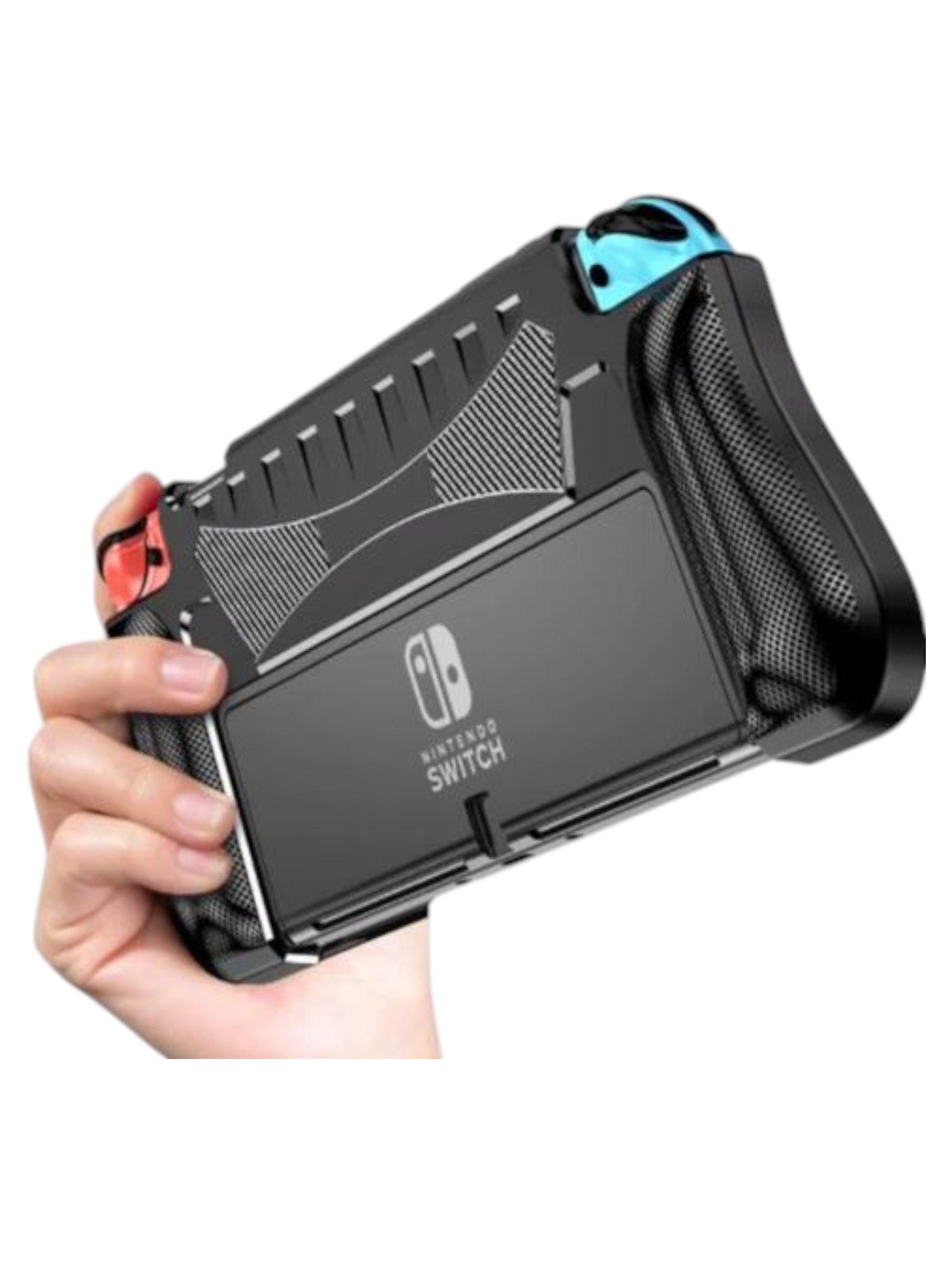 TPU DE FIBRA DE CARBONO COMPATIBLE CON SWITCH OLED -2