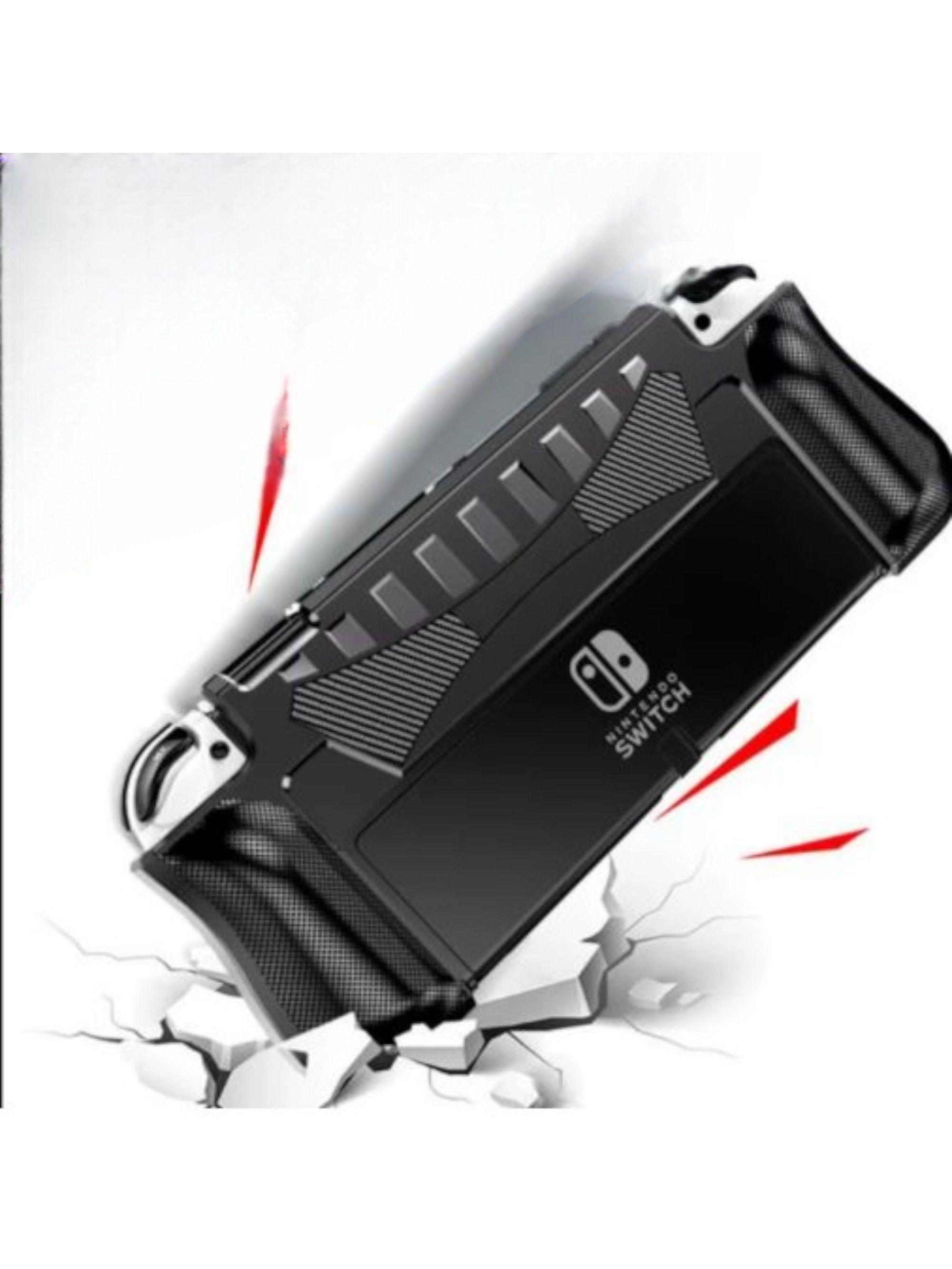 TPU DE FIBRA DE CARBONO COMPATIBLE CON SWITCH OLED -3