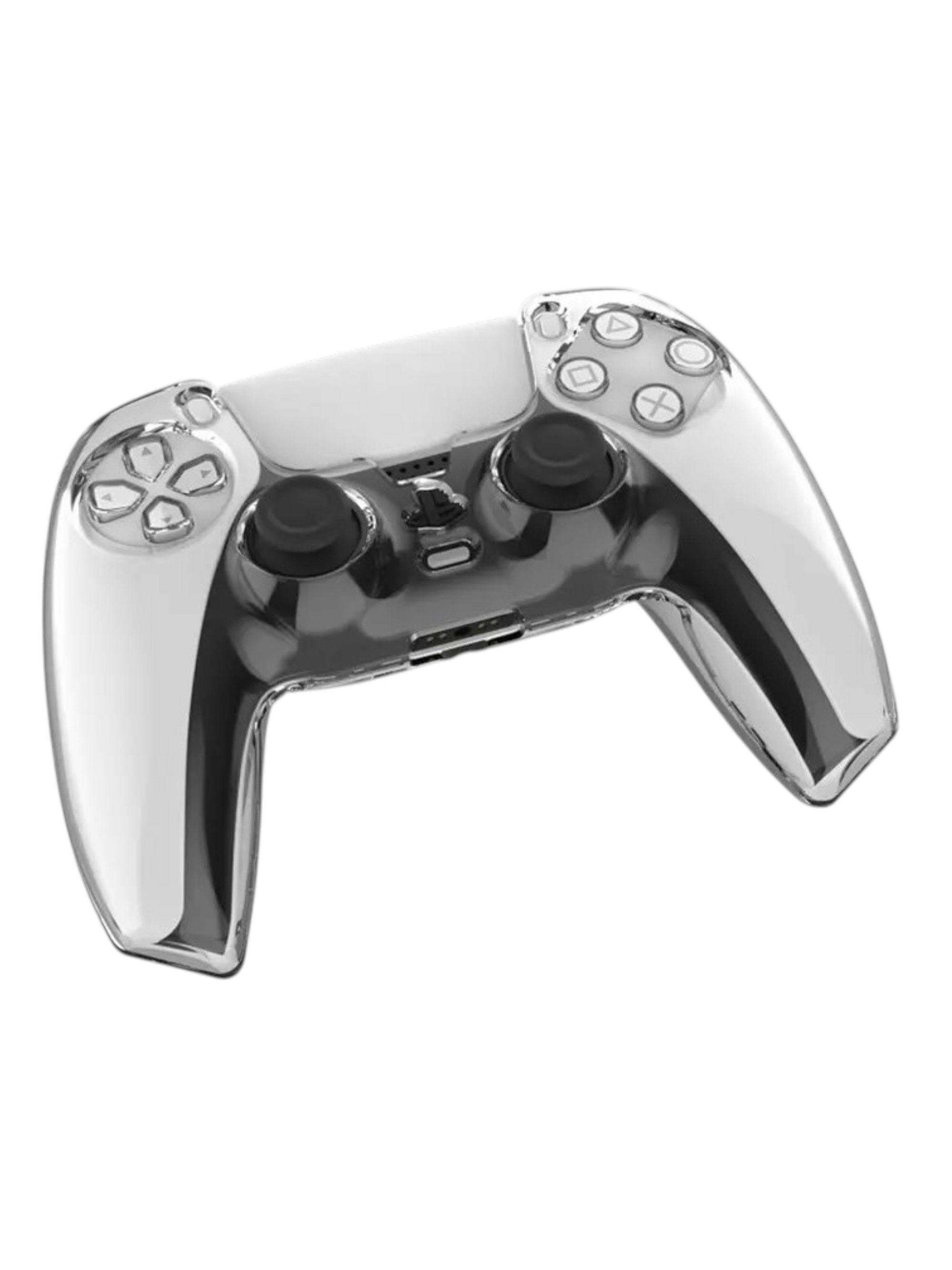 Pack 2 Protector Acrílico + 8 grips compatible con mando de  Ps5 -4