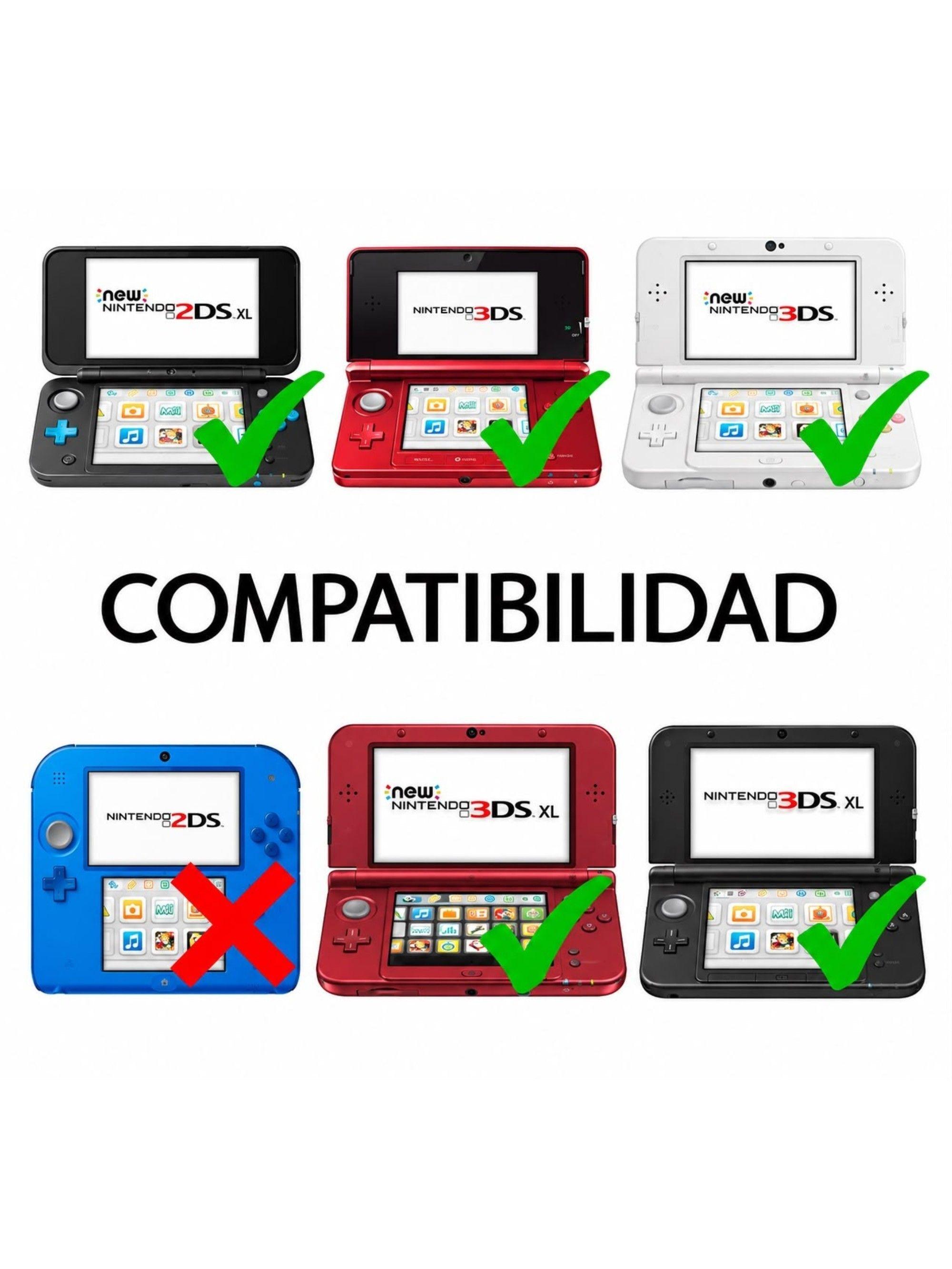 Estuche Rigido Compatible Consola nintendo 3DS/ XL /New 3 Ds-XL /New 2dsxl-1