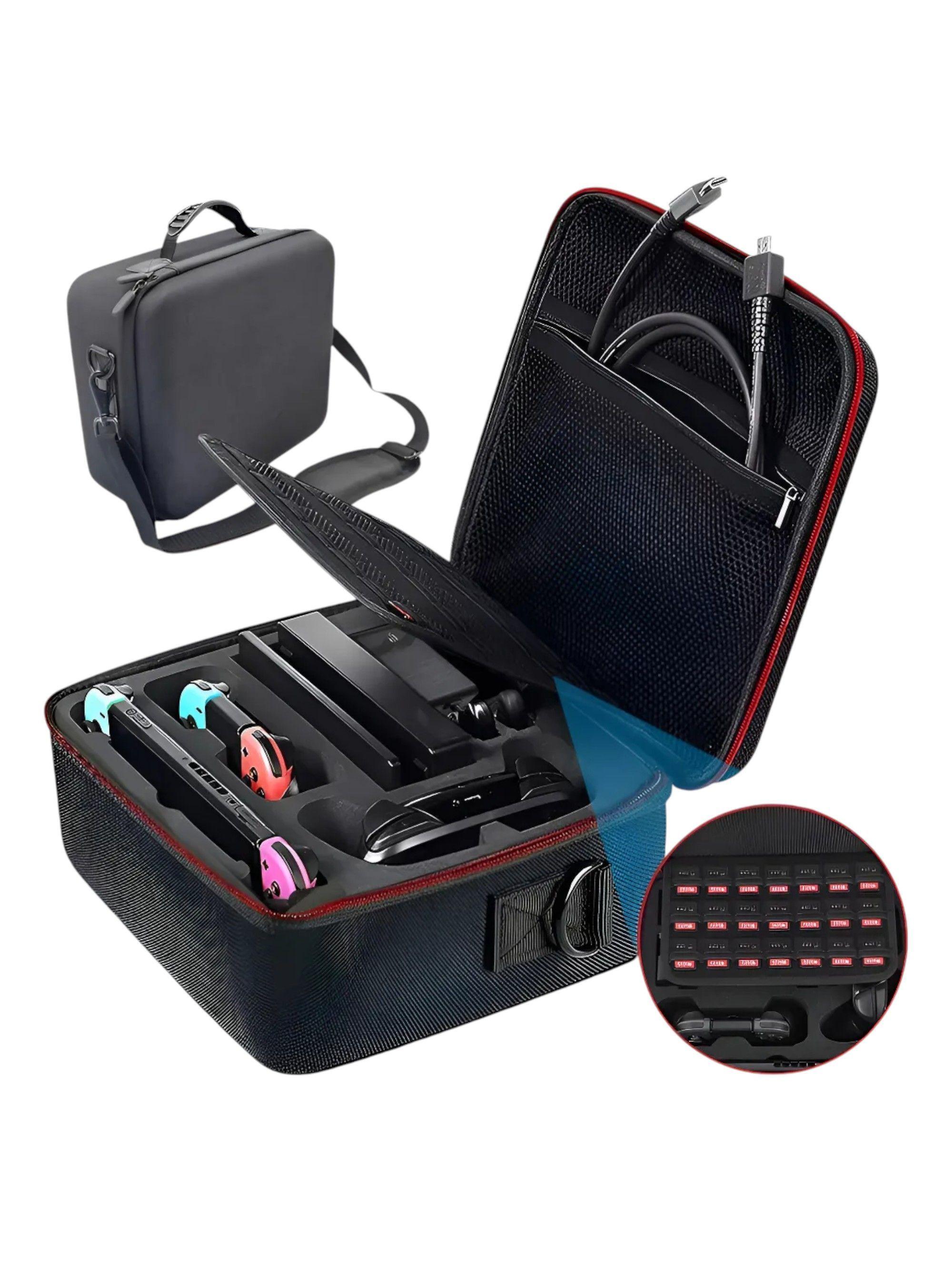 Maleta compatible con Nintendo Switch con correa De Hombro-7