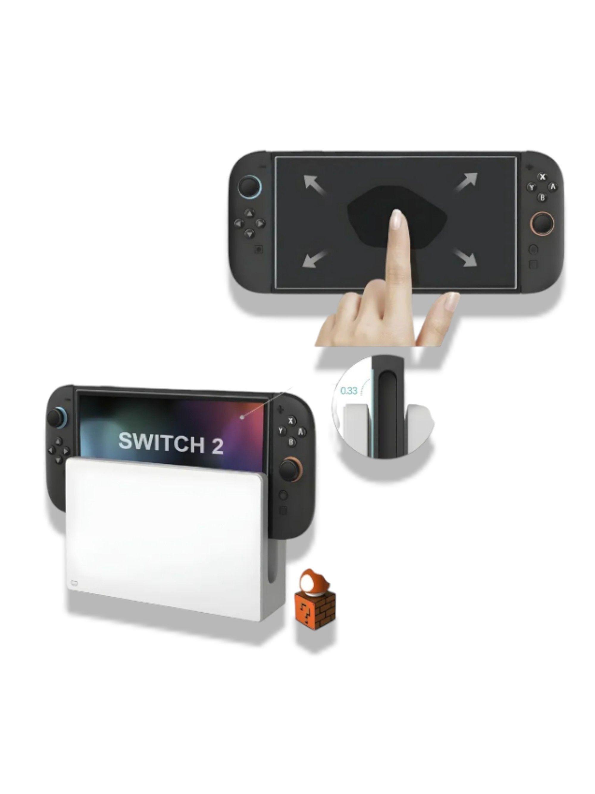 PACK DE 2 LAMINAS  PROTECTORA COMPATIBLE CON SWITCH 2-2