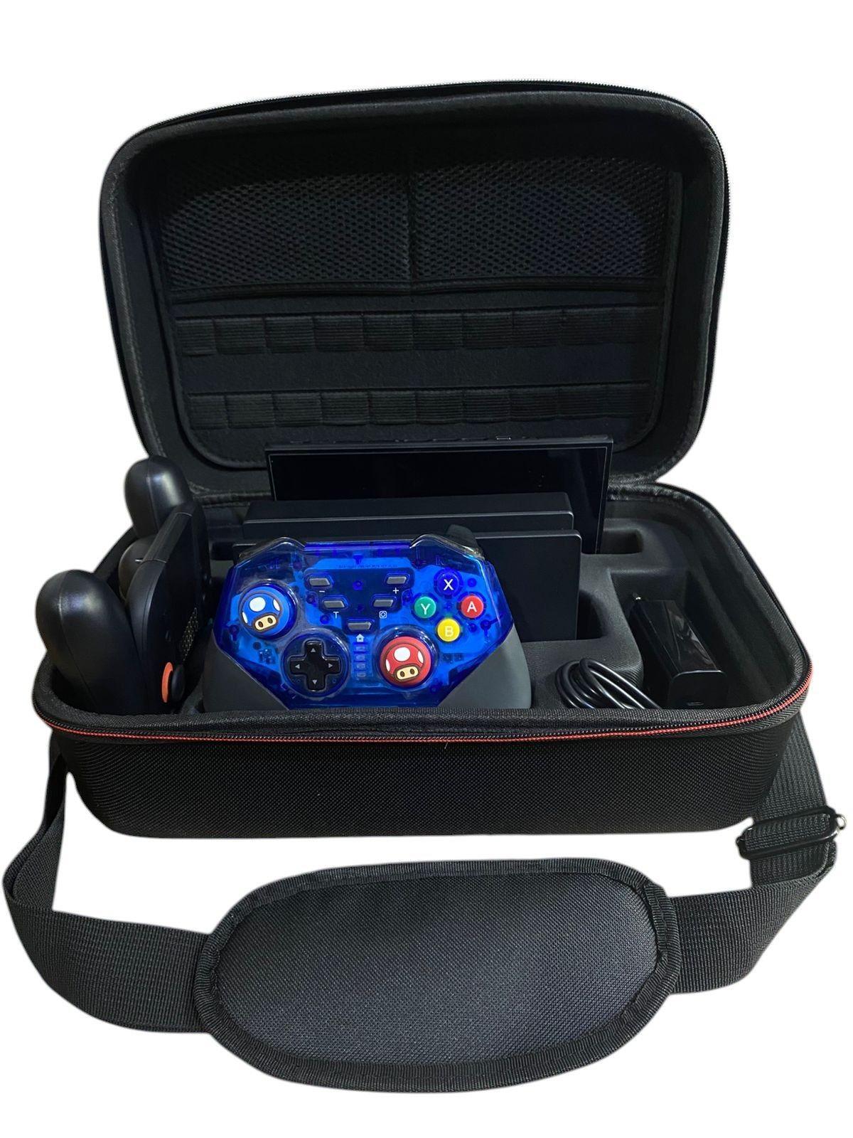 Maleta negra compatible con nintendo switch 2 -3