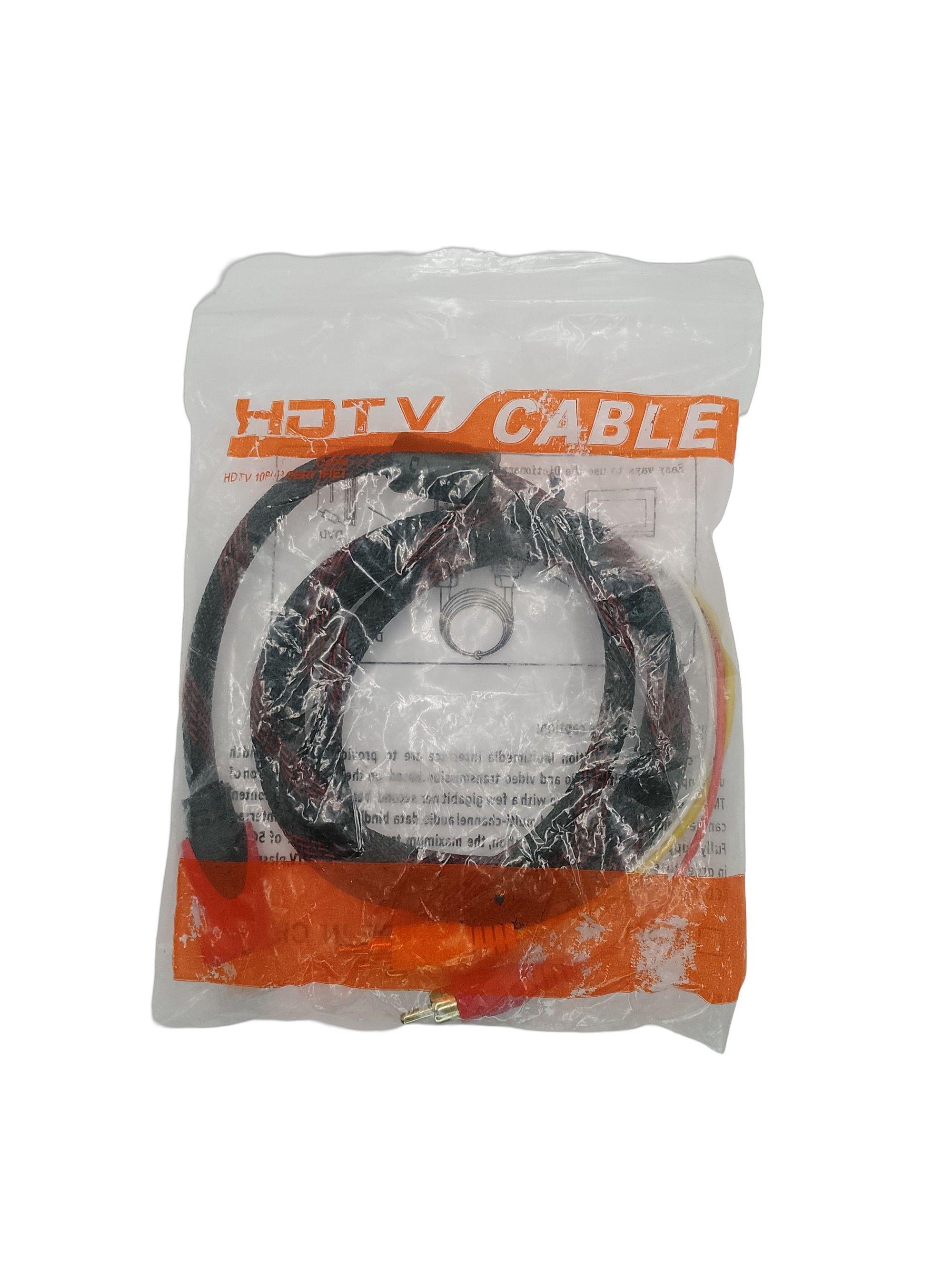 Cable  AV (amarillo, rojo y blanco) a HDMI-3