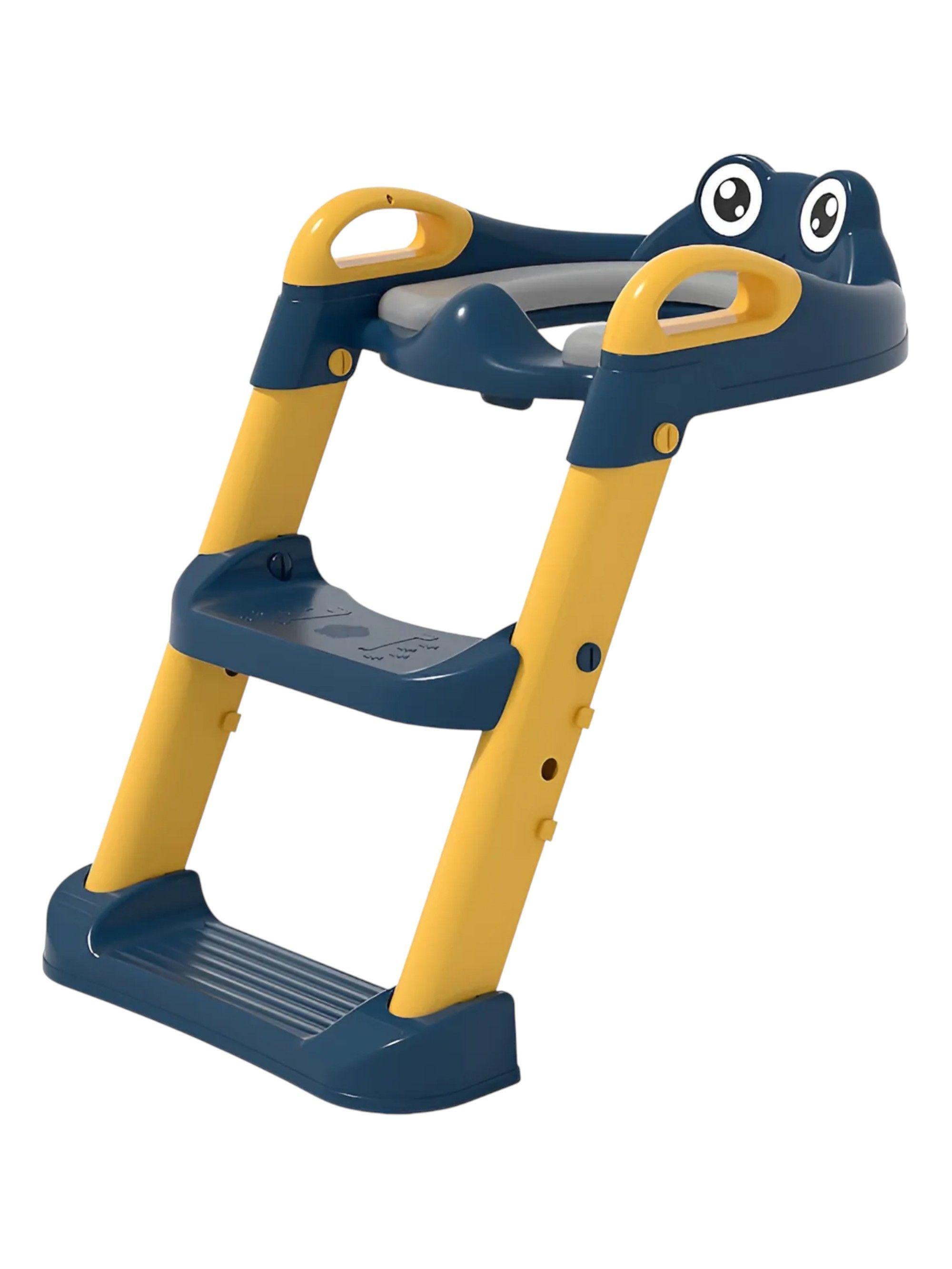 Escalera Para Niño Inodoro Asiento con cogin-0