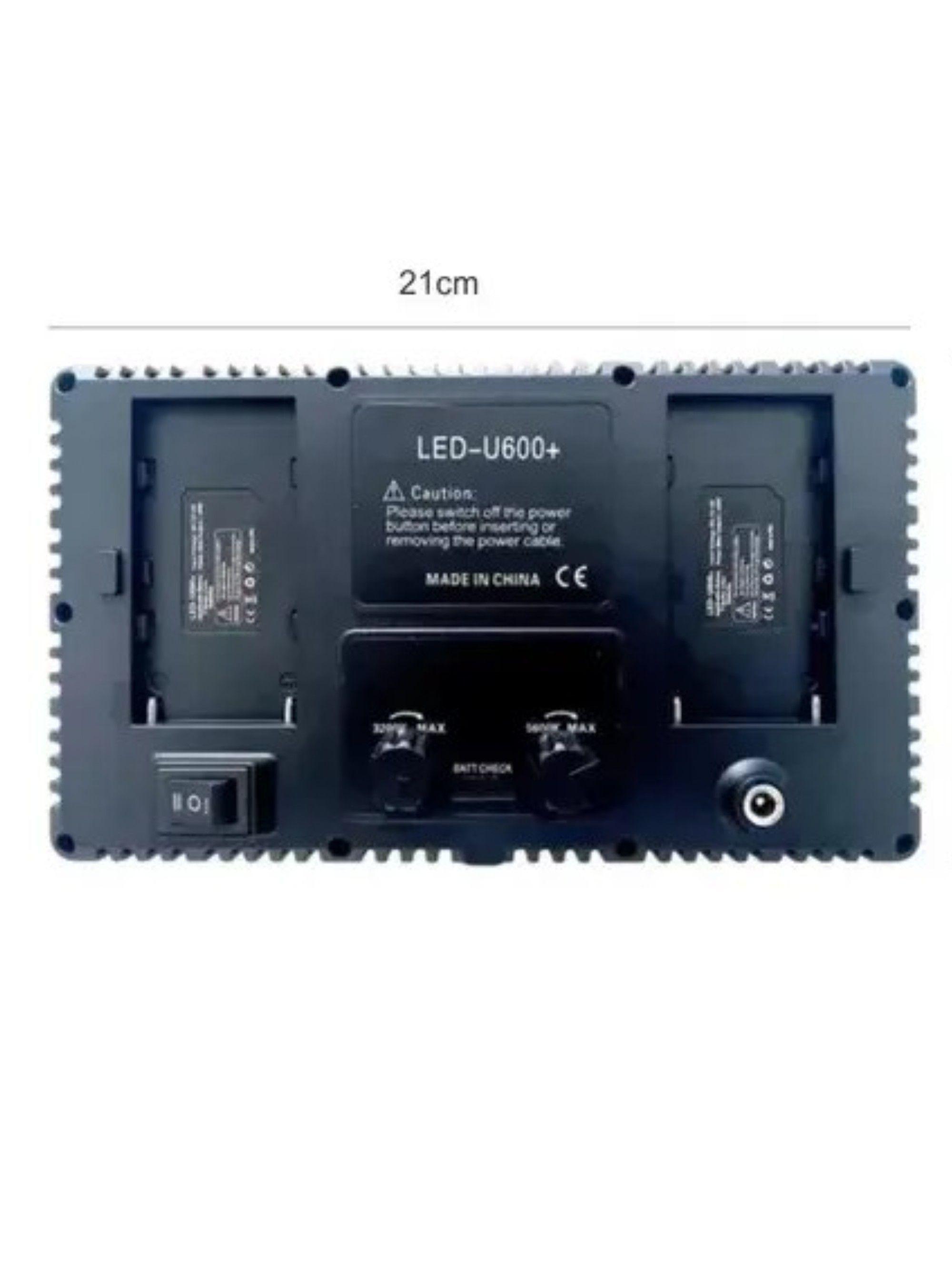 Panel Led Video Fotografía Reflector Luz 600 + Tripode generico-2