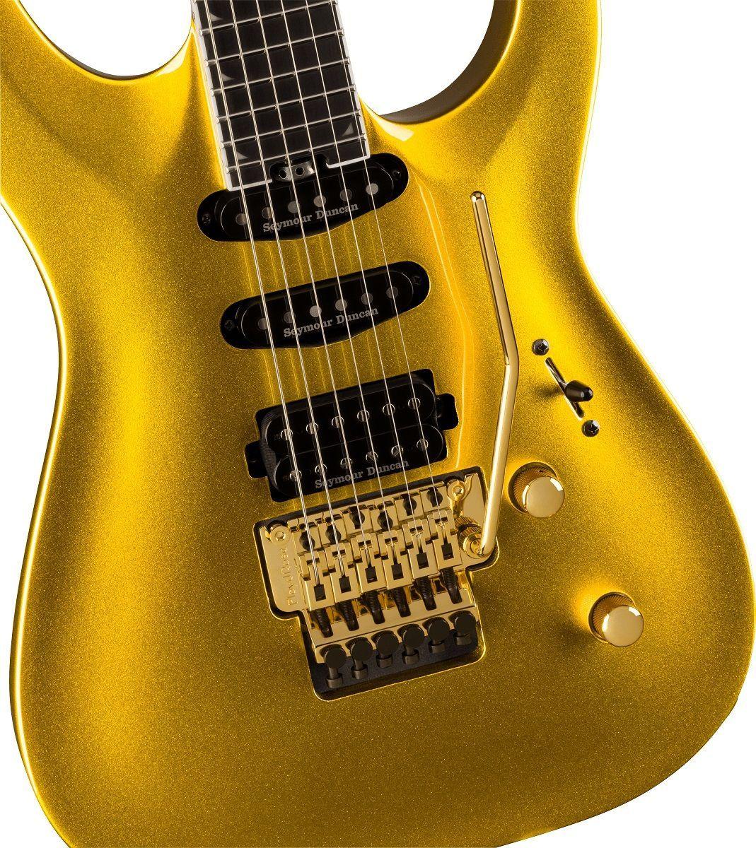 Guitarra Eléctrica Jackson Pro Plus SRS Soloist SLA3 (Gold)-2