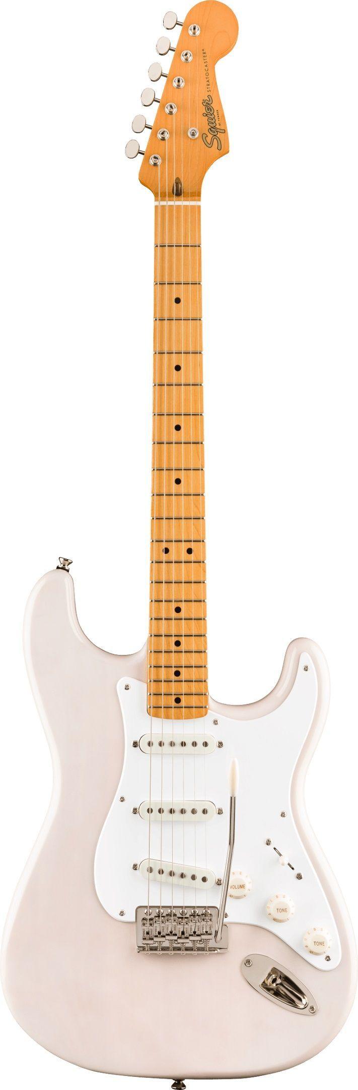 Guitarra Eléctrica Squier Stratocaster Classic Vibe 50s - Blanco-0