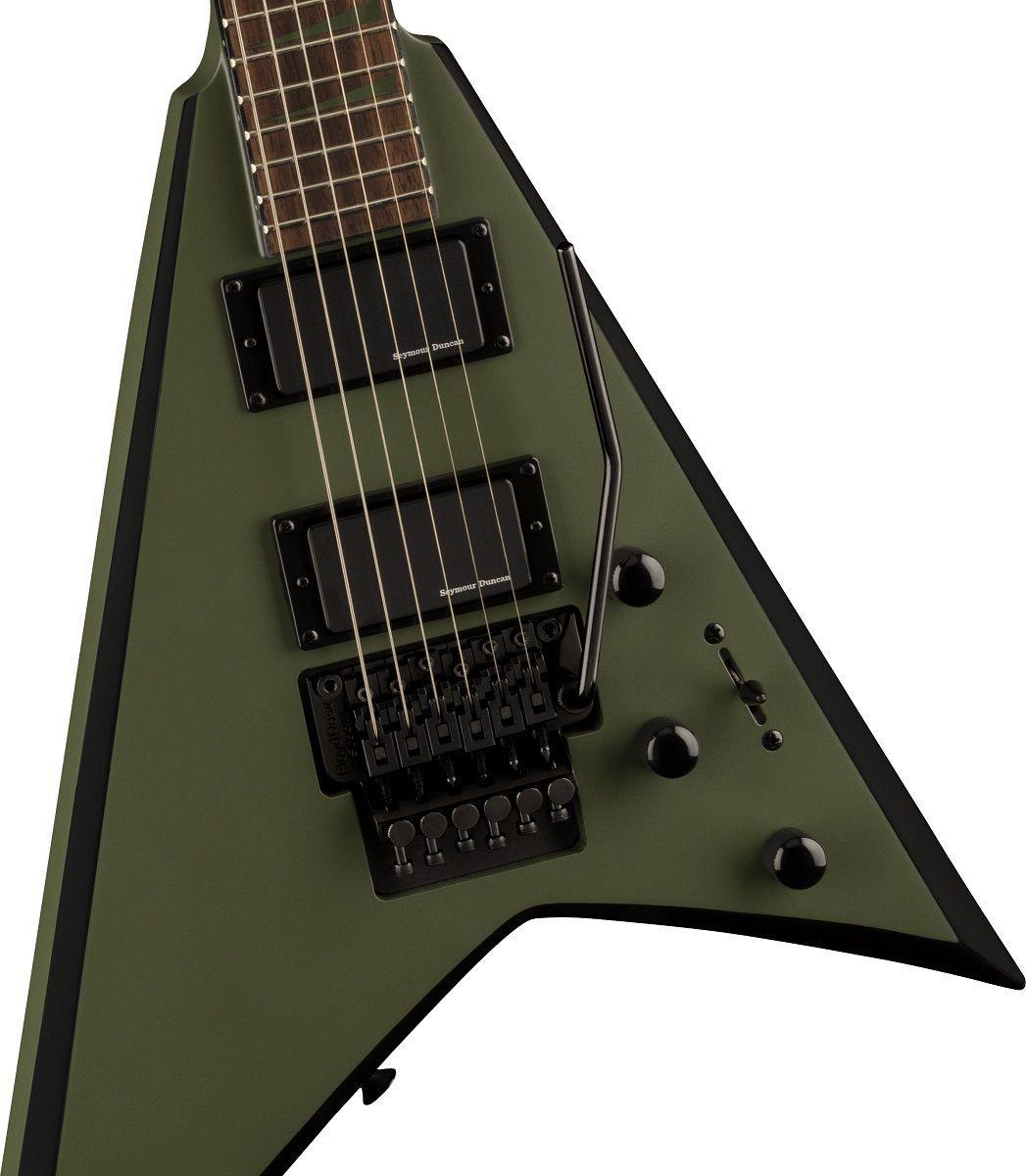 Guitarra Eléctrica Jackson RRX24 Serie X (Matte Army Drab con bordes Negro)-2