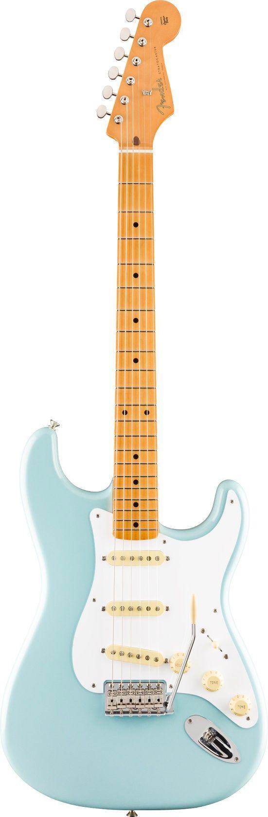 Guitarra Eléctrica Fender Stratocaster Vintera 50s - Celeste-0