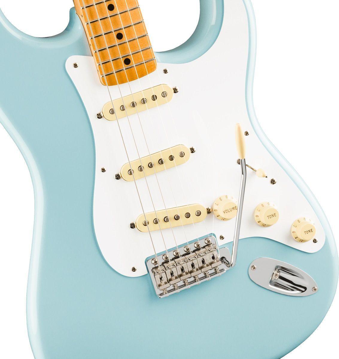 Guitarra Eléctrica Fender Stratocaster Vintera 50s - Celeste-2