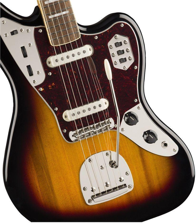 Guitarra Eléctrica Squier Jaguar Classic Vibe 70s Sunburst-2