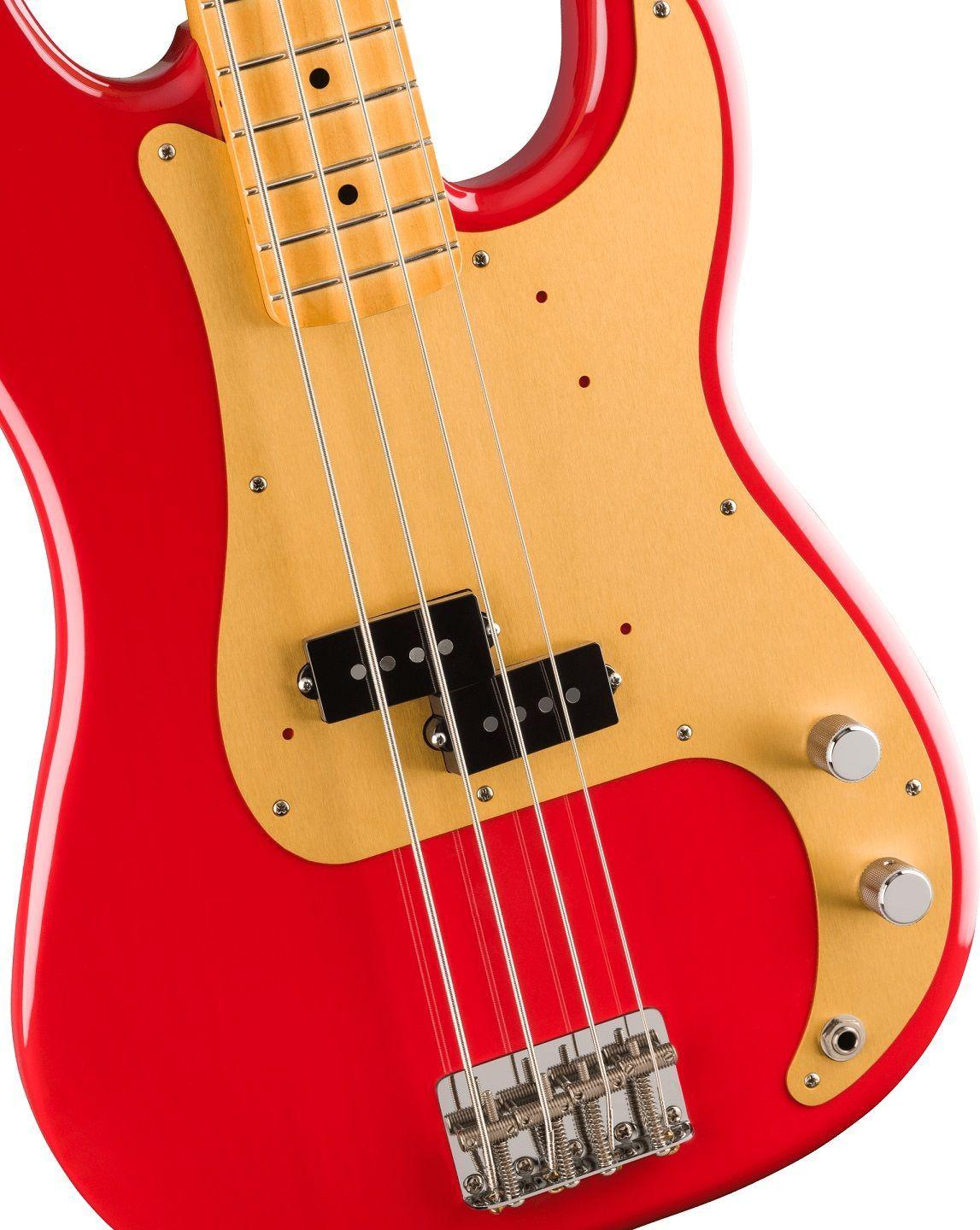 Bajo Eléctrico Fender Precision Bass Vintera 50s - Rojo-2