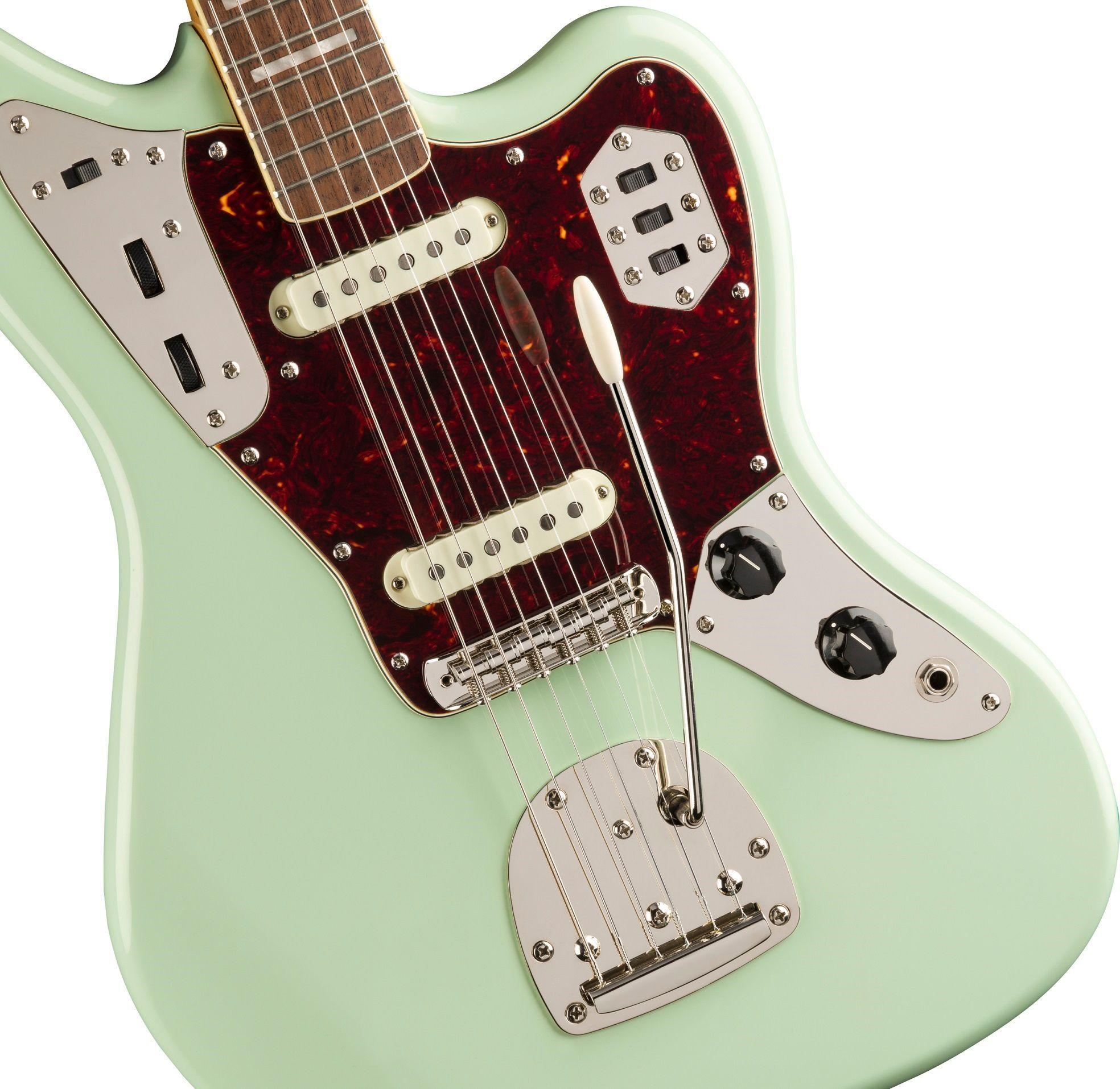 Guitarra Eléctrica Squier Jaguar Classic Vibe 70s (Verde)-2