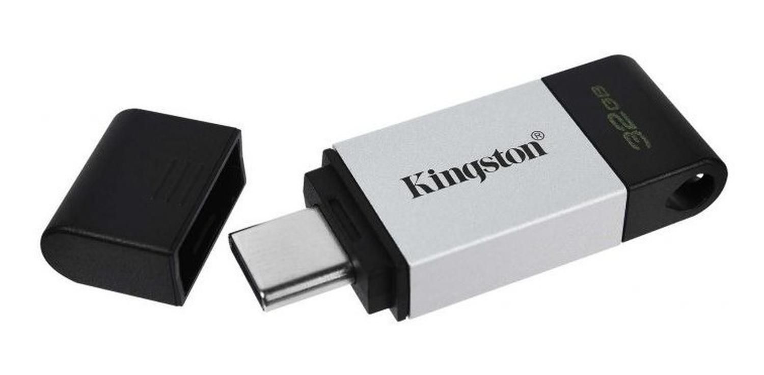 Pendrive Kingston 32 Gb Tipo C Datatraveler 80 Negro-1