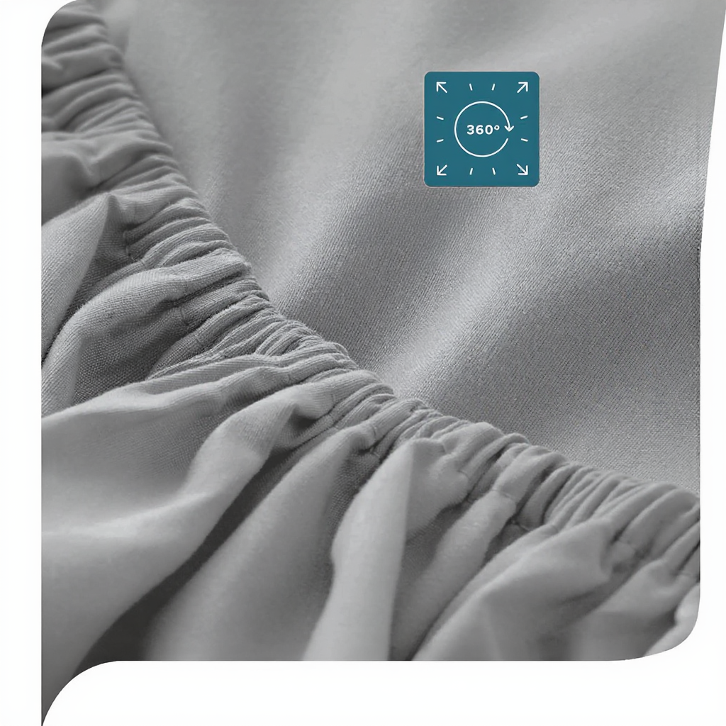 Sábanas 800 Hilos Lisas | 1.5 Plazas Calidad Hotelera Gris-3