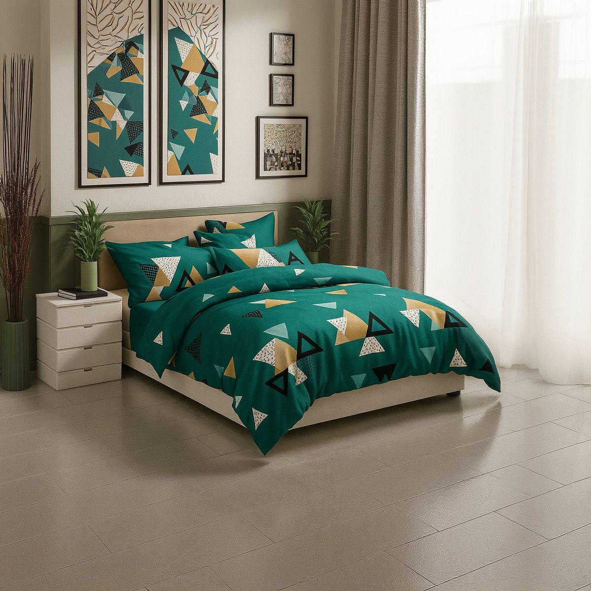 Sábanas King Confort | 800 Hilos Triángulos Premium - 828-2