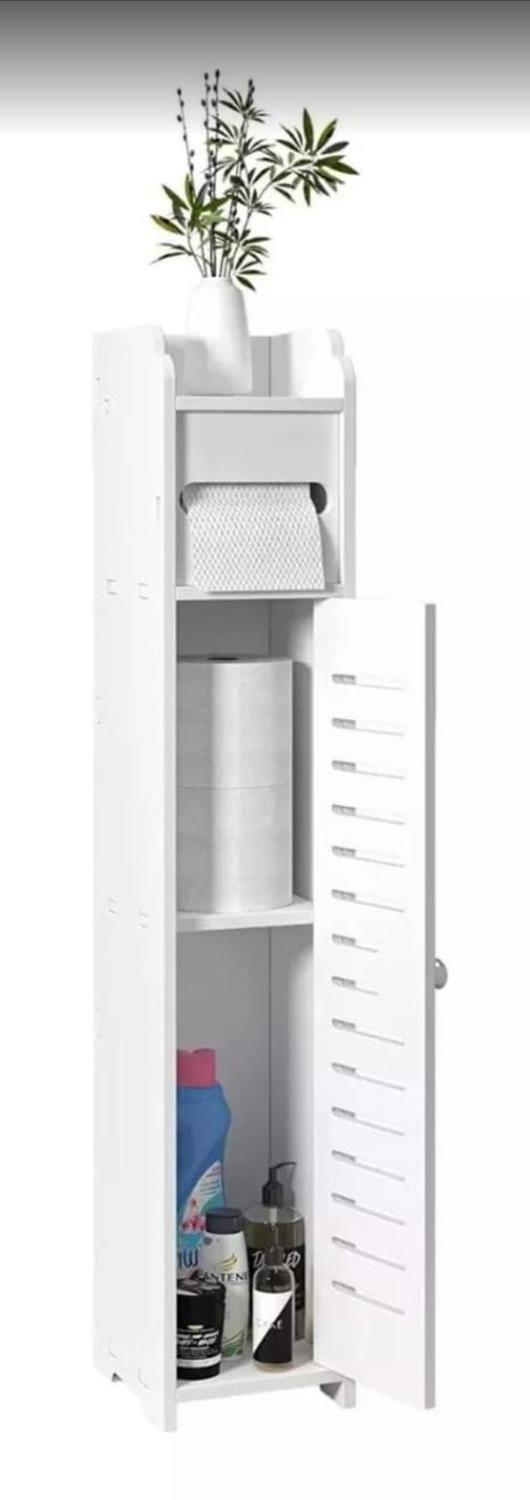 Mueble Organizador De Baño 3 Compartimentos Blanco-3