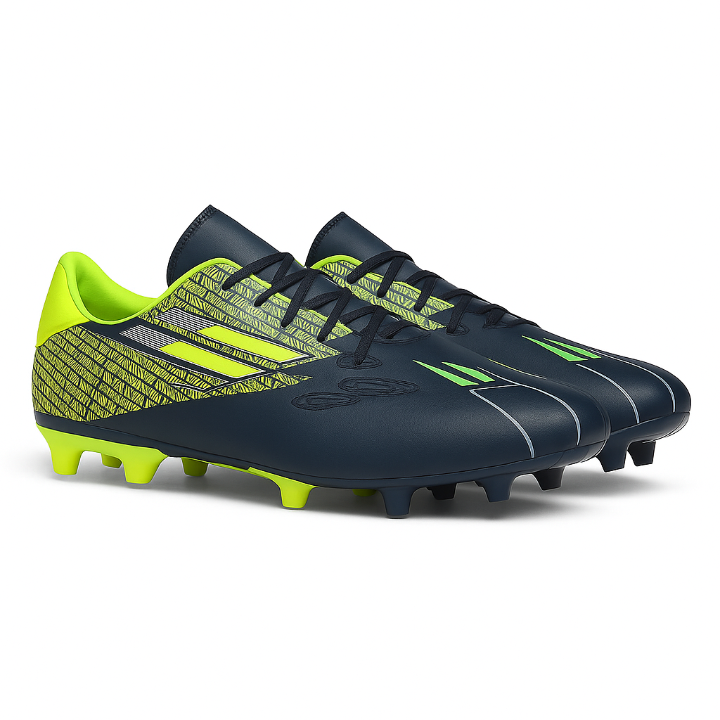 Zapato Fútbol Full Grass Adulto Confort Negro 3191-2