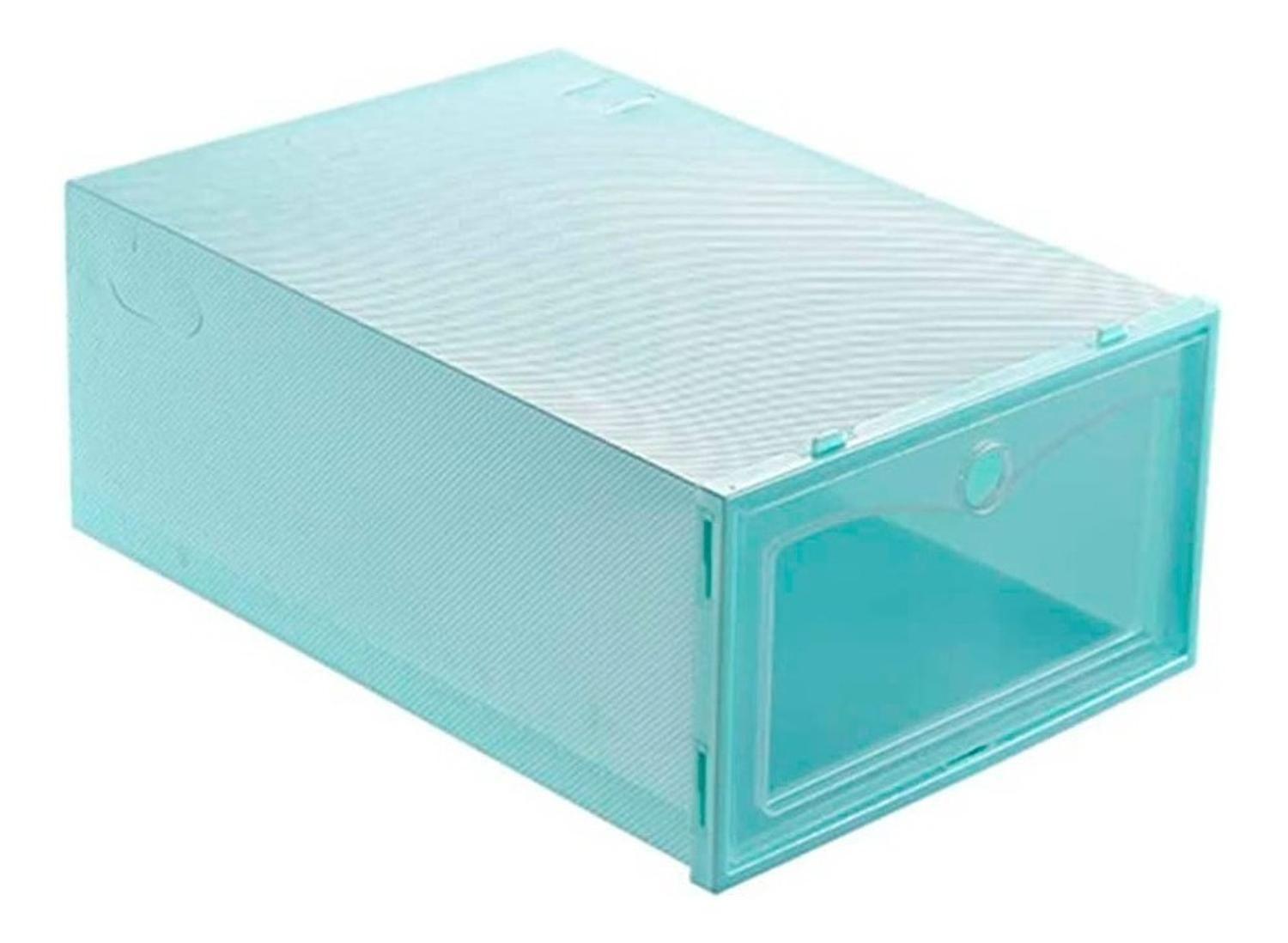 Zapateras Cajas Organizadoras De Zapatos Apilables 6 Pares Colores-0