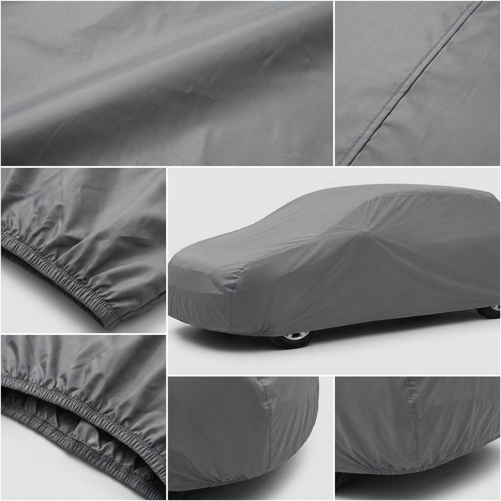 Funda Cubre Auto Onix 2021  Protectora Gris Plomo Resistente-7