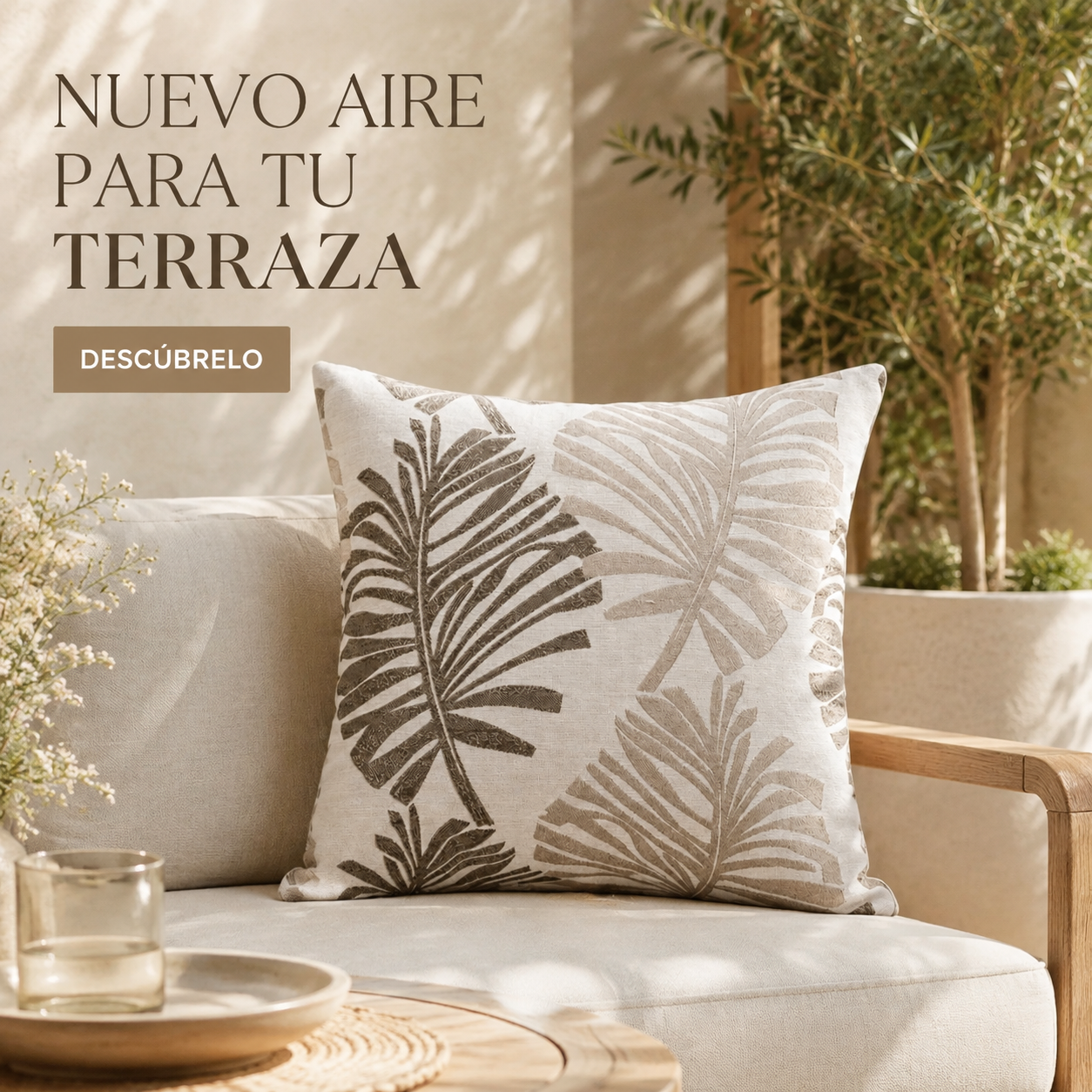 Fundas para cojin Elengantes Desing Hojas Gris 828 Alta Durabilidad-5