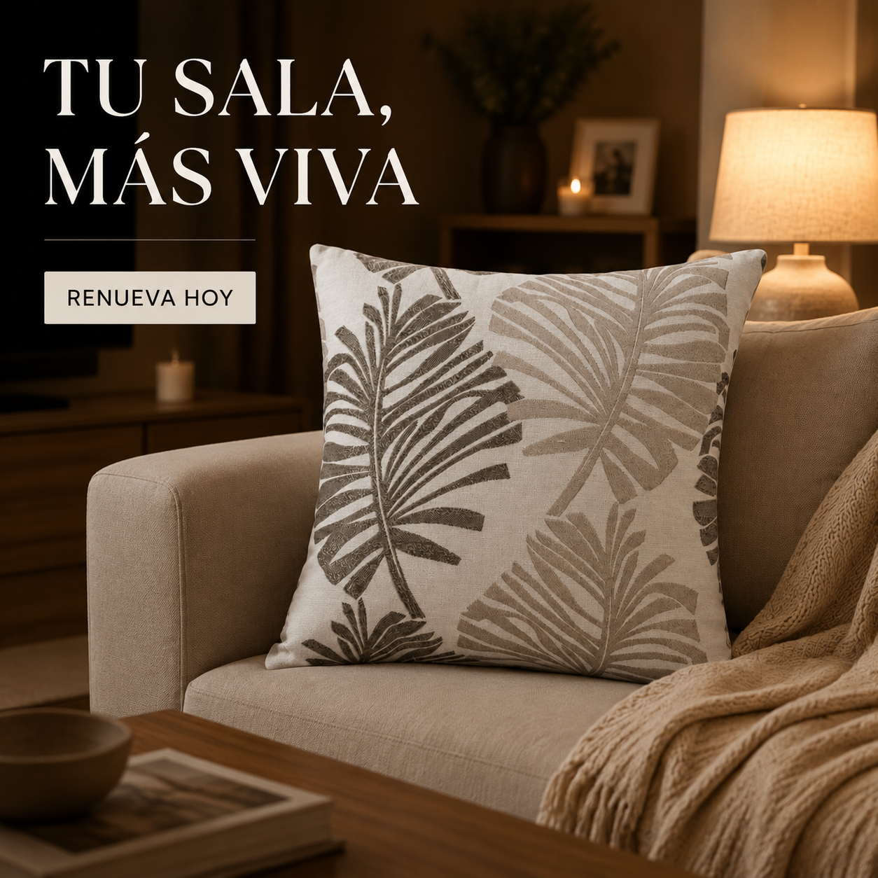 Fundas para cojin Elengantes Desing Hojas Gris 828 Elegante-4