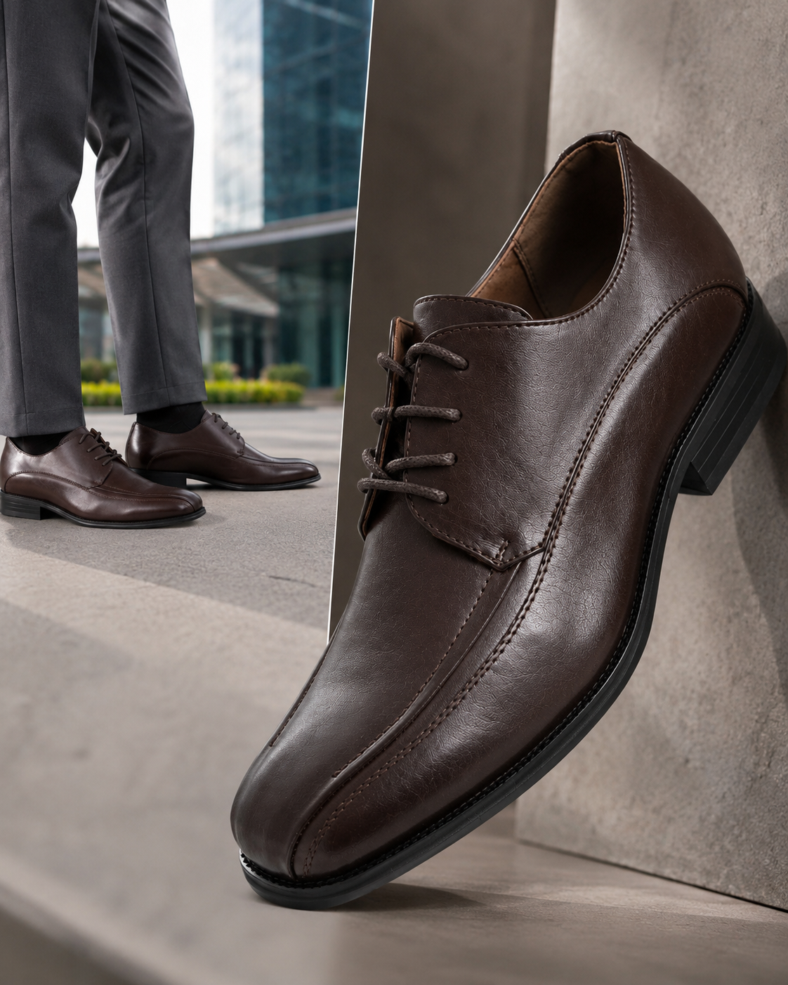 Zapato de Vestir para Adolescentes Armonia 3216 Café-5