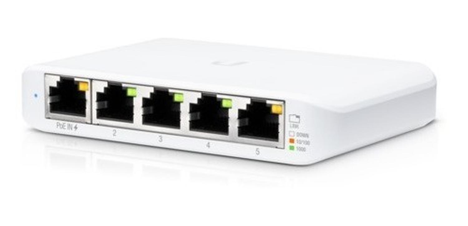 Switch 5 Puertos Gigabit Flex Mini Unifi Poe Usb-c Ubiquiti-0