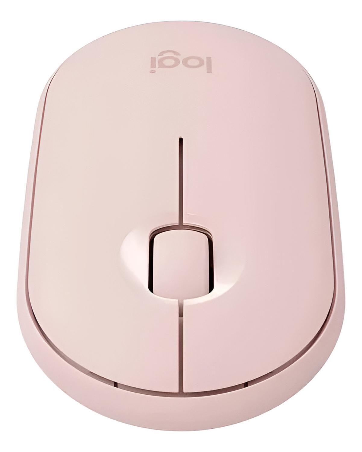 Mouse Inalámbrico Logitech Pebble M350 Color Rosa-3