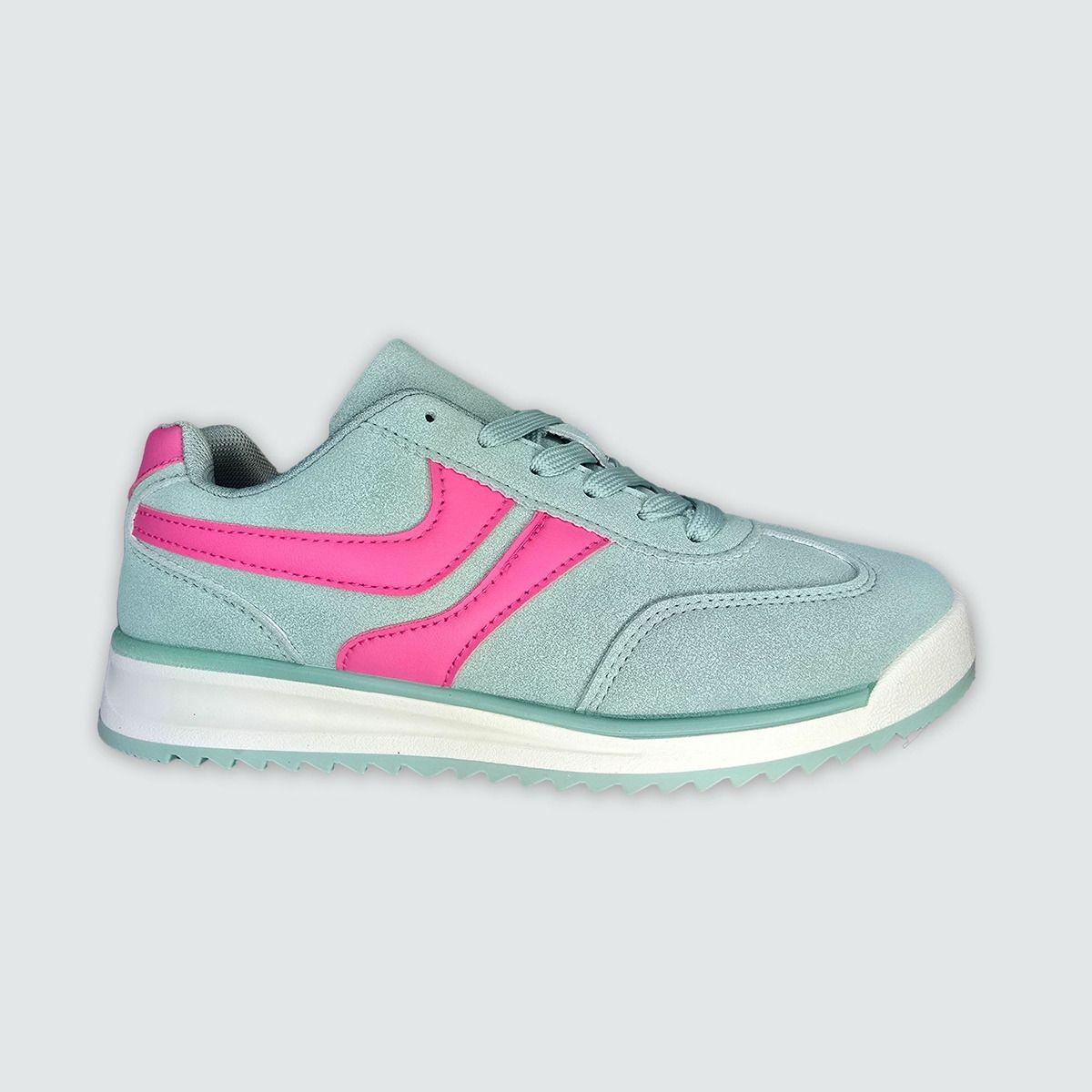Zapatilla Moda Urbana | Verde Look Diario Casual - 7690-1