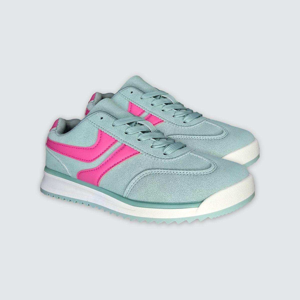 Zapatilla Moda Urbana | Verde Look Diario Casual - 7690-2